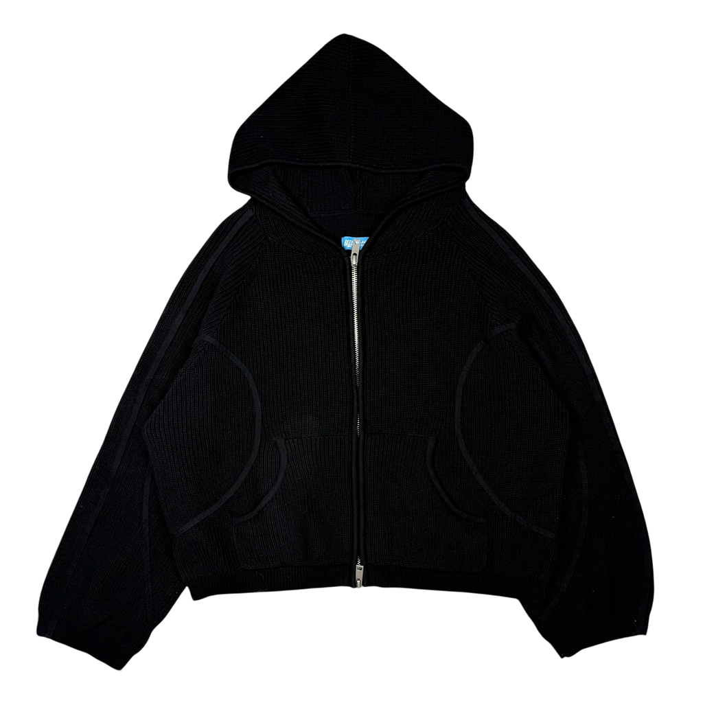 Jooniverse Lab Cable Knit Hoodie Black (Size XL)