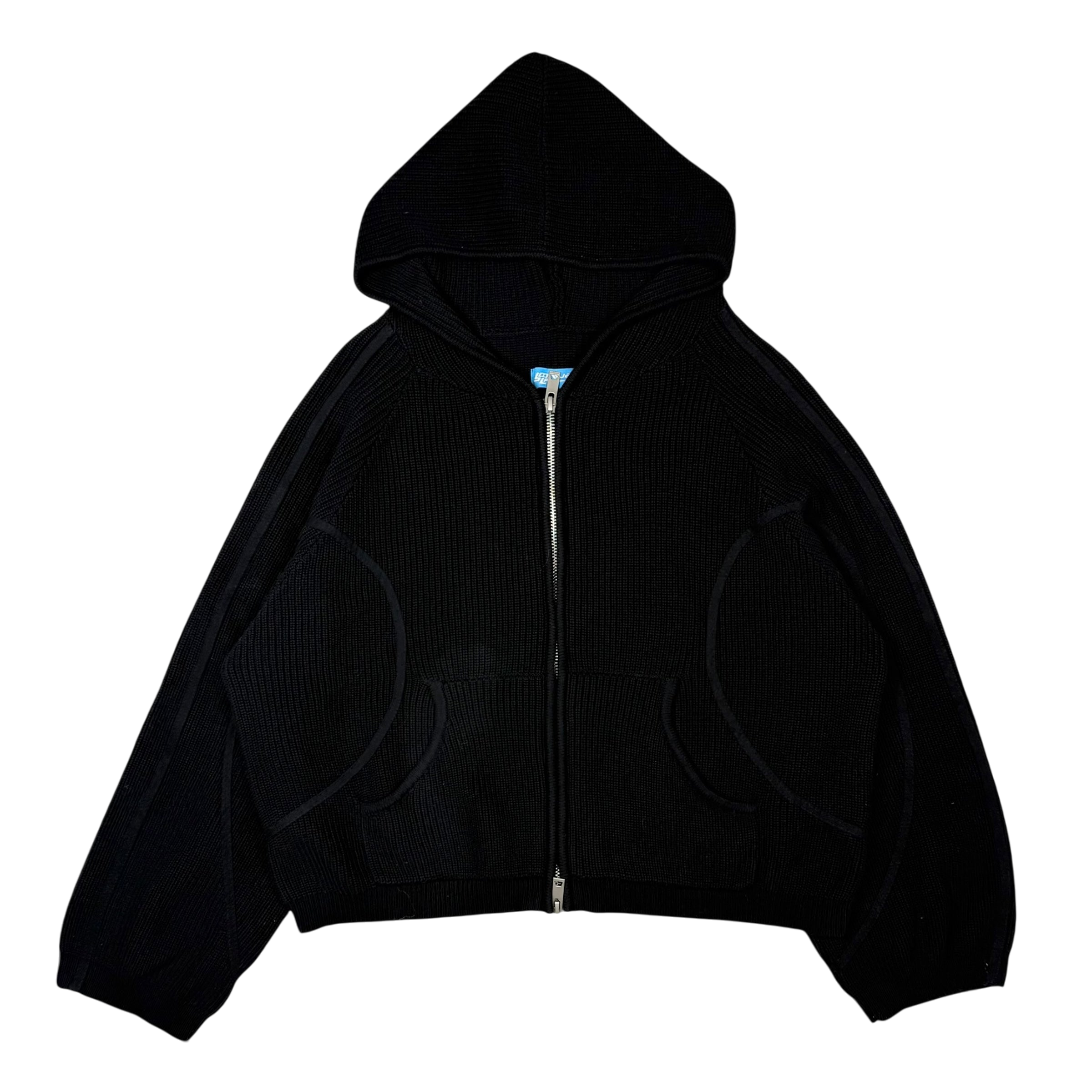 Jooniverse Lab Cable Knit Hoodie Black (Size XL)