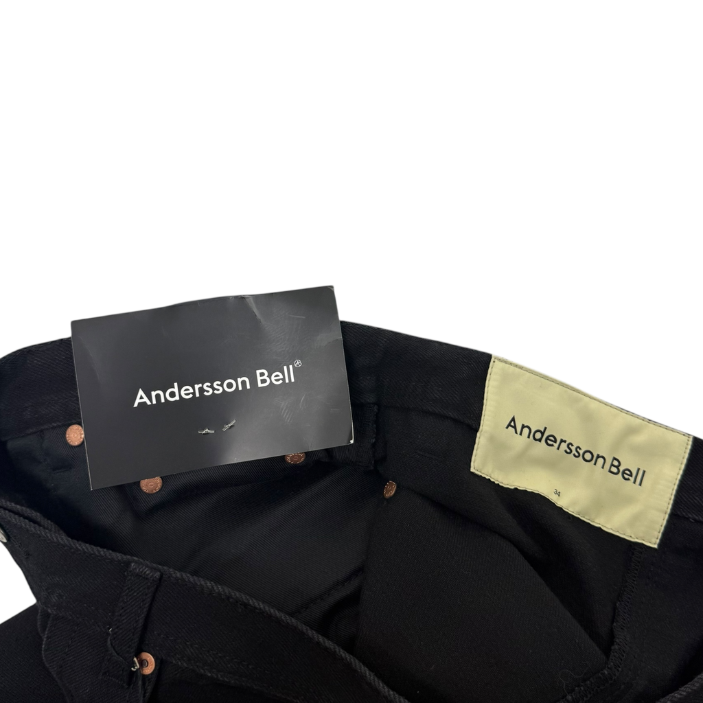 Andersson Bell Matthew Curved Jeans Black (Size 34”)