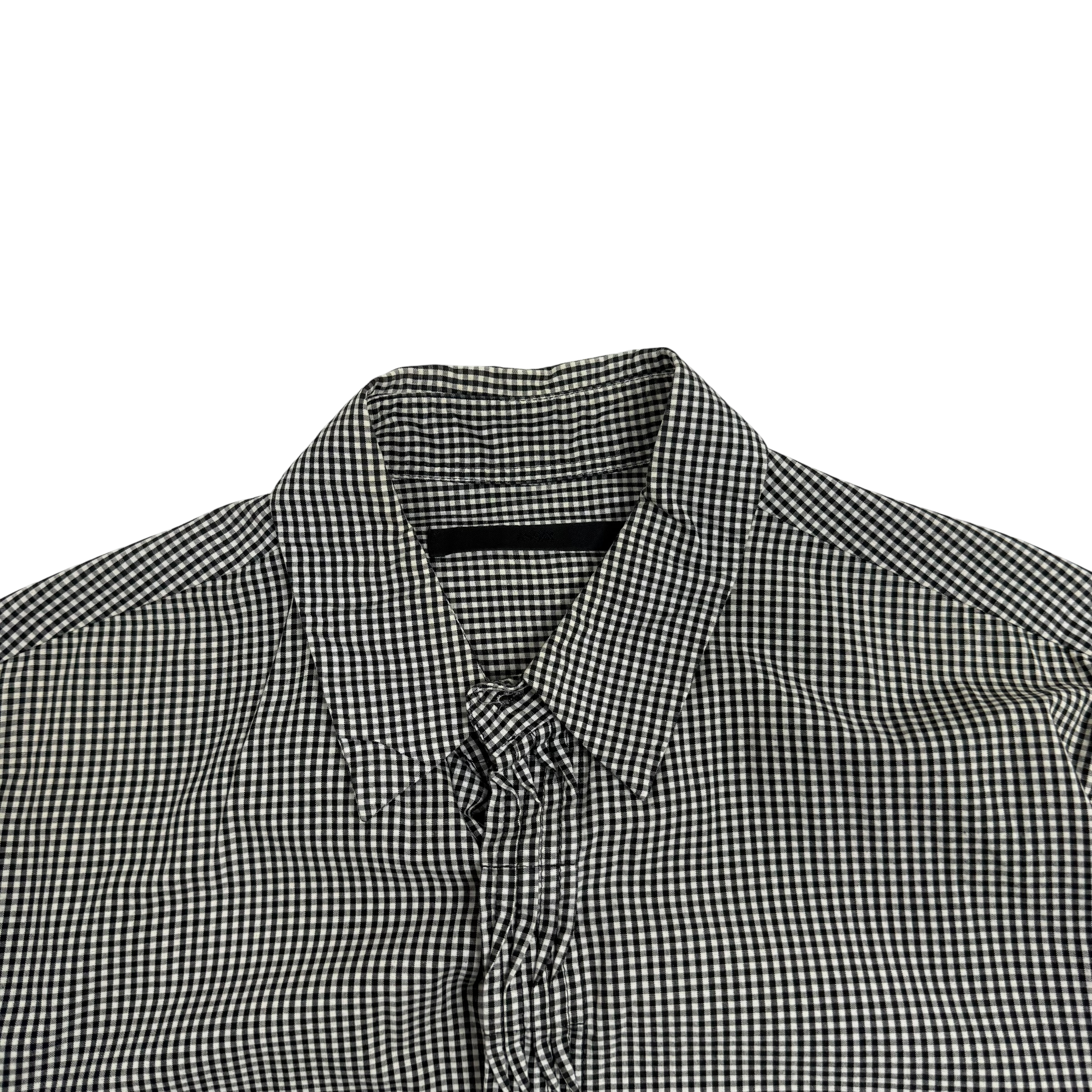 Assin Pleated Checkered Shirt (Size L)