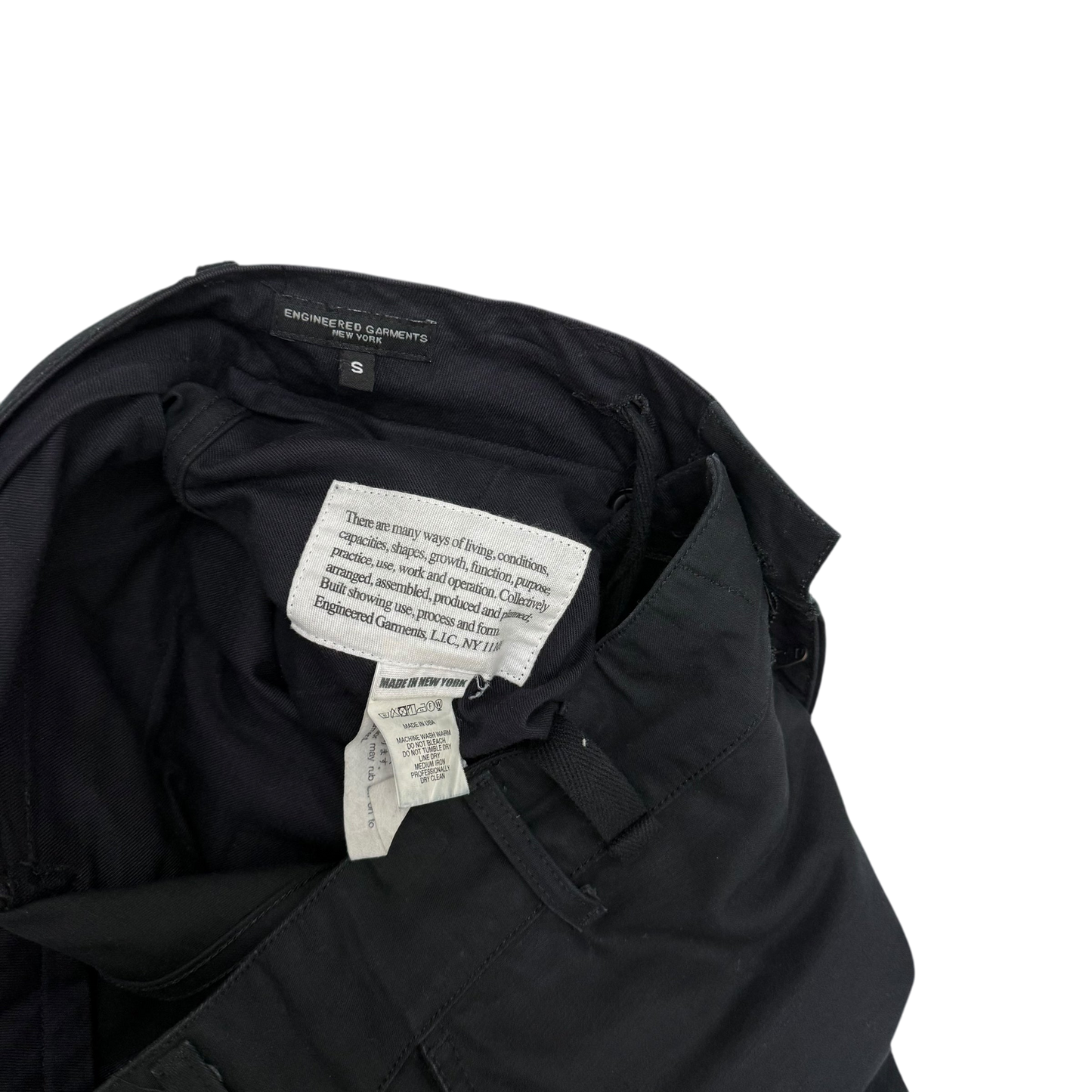 Engineered Garments Ripstop FA Pants Black (Size S)