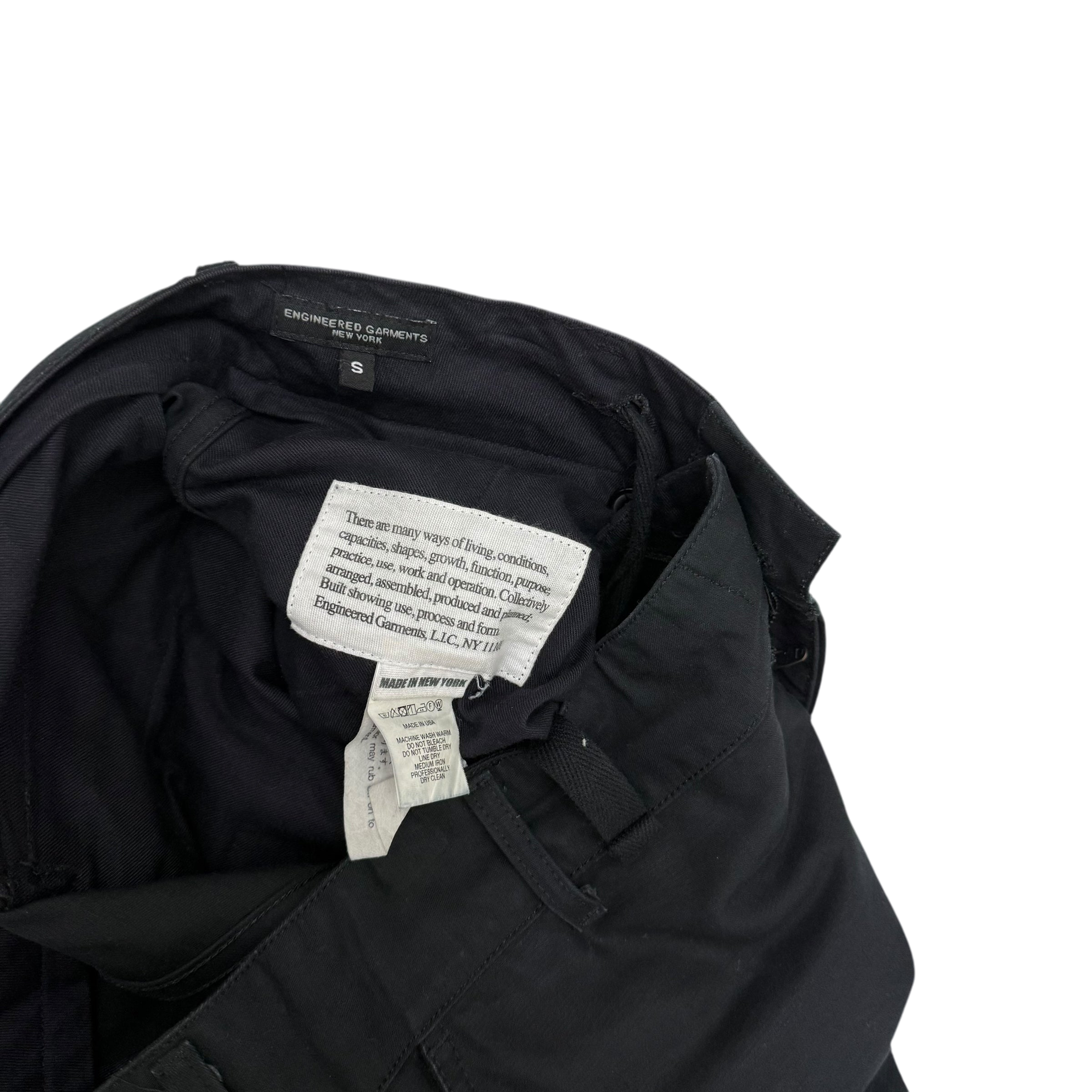 Engineered Garments Ripstop FA Pants Black (Size S)