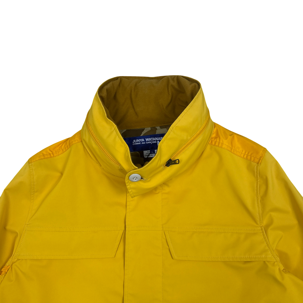 Junya Wantanabe MAN Comme Des Garçons AD2018 Mountain Jacket (With Bag) Yellow/Camo (Fits M-L)