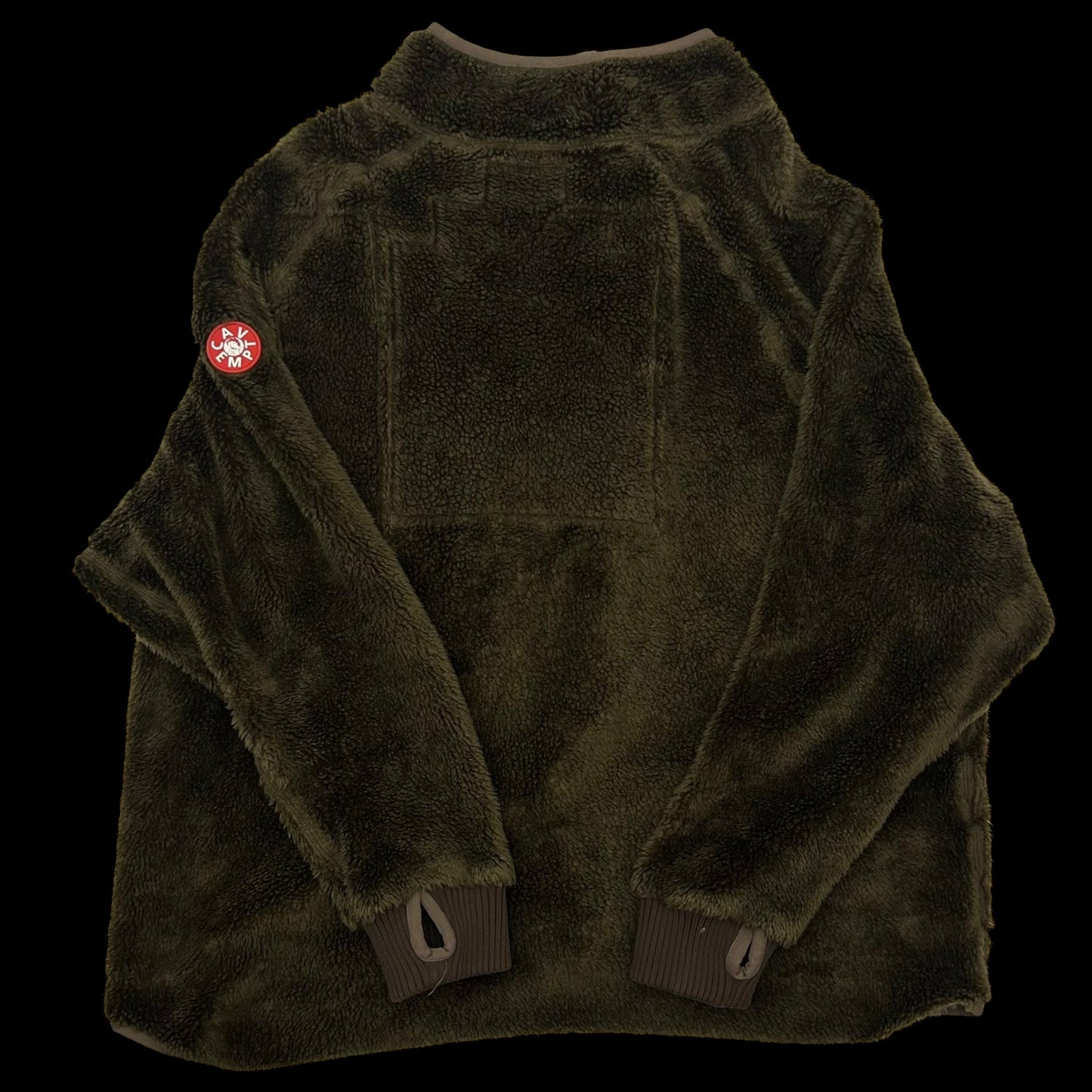 Cav Empt Brown Fleece Zip Up Jacket (Fits L/XL)