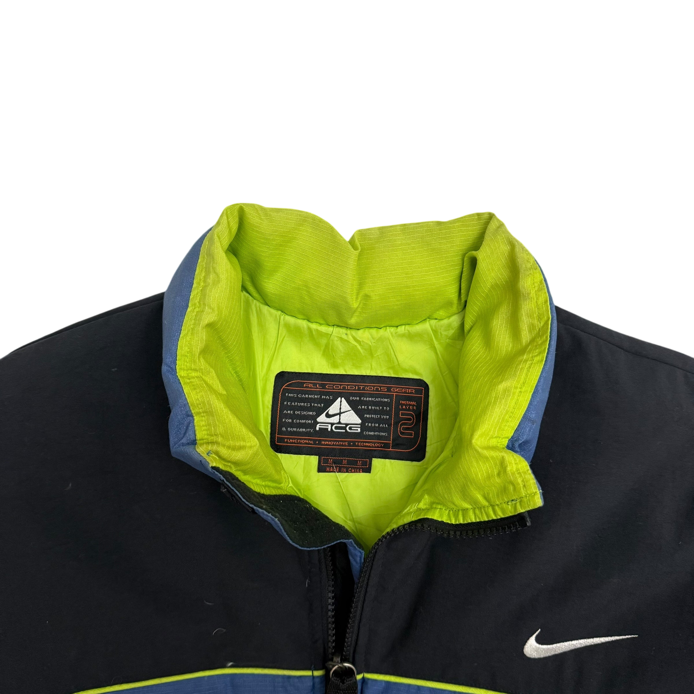 Nike ACG 00s Puffer Jacket Blue/Black (Fits M-L)
