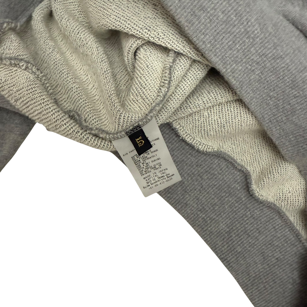 Kapital Smiley Crewneck Sweatshirt Grey (Size 5)