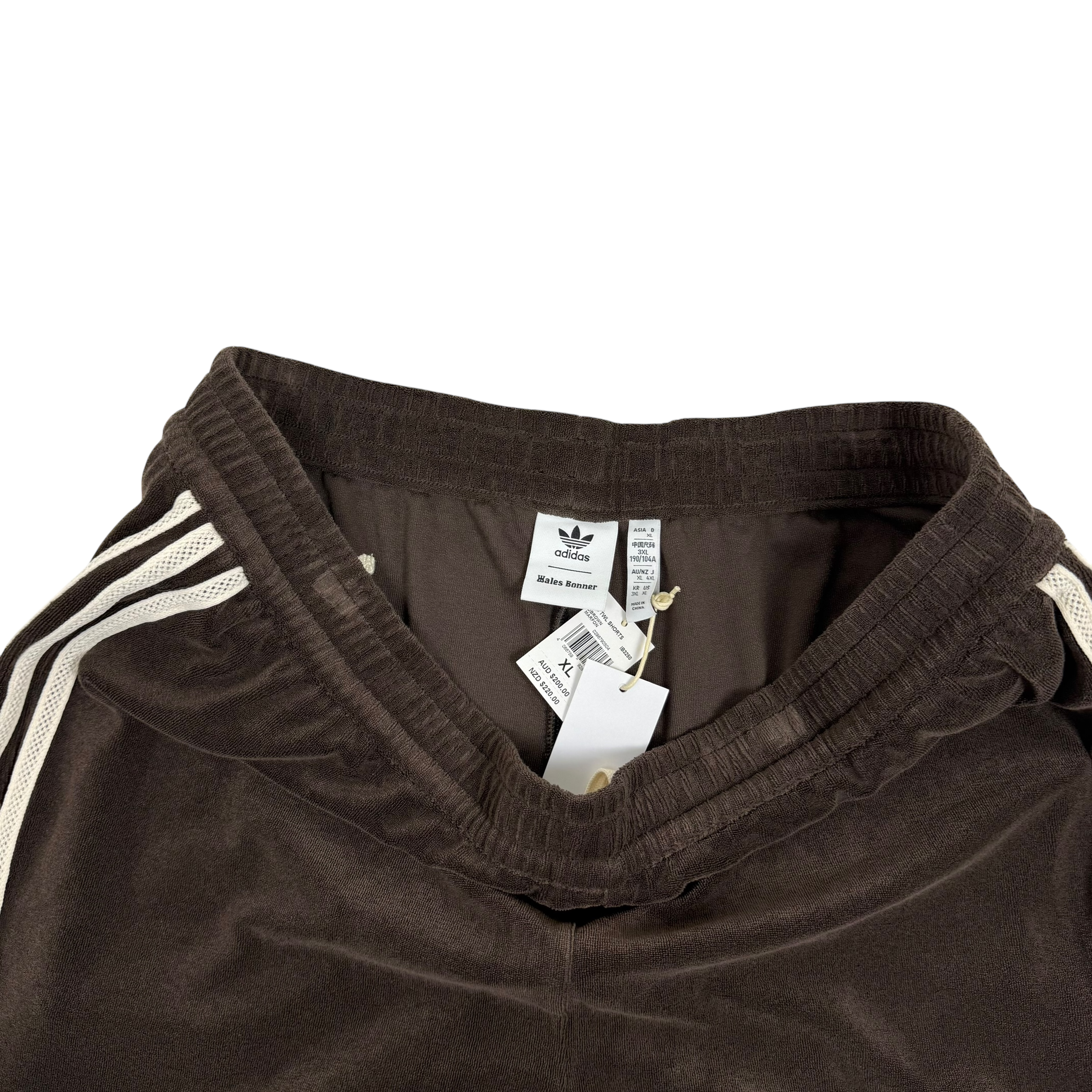 Wales Bonner x Adidas Towel Shorts Brown (Size XL)