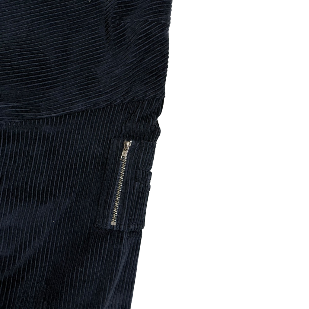 Noon Goons Rudeboy Oversized Corduroy Bomber Jacket Navy (Fits S–M)