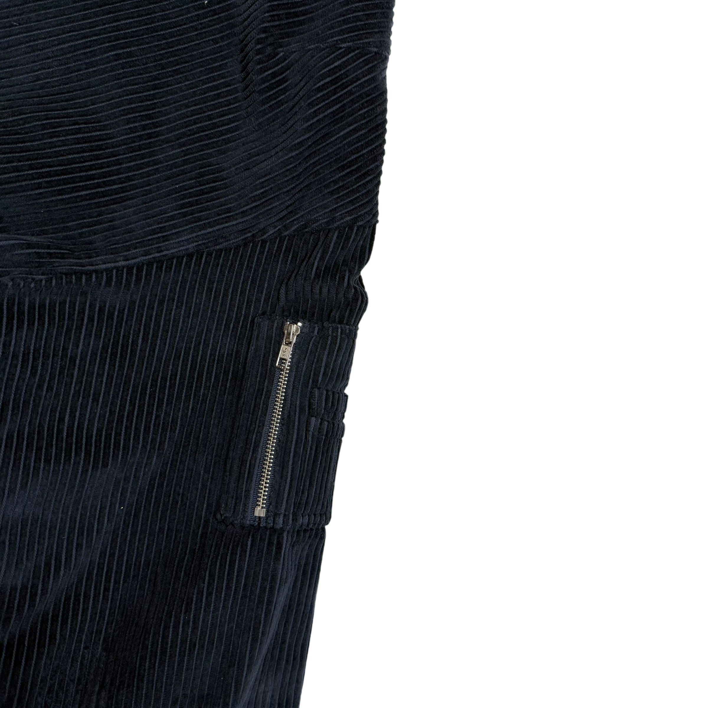 Noon Goons Rudeboy Oversized Corduroy Bomber Jacket Navy (Fits S–M)