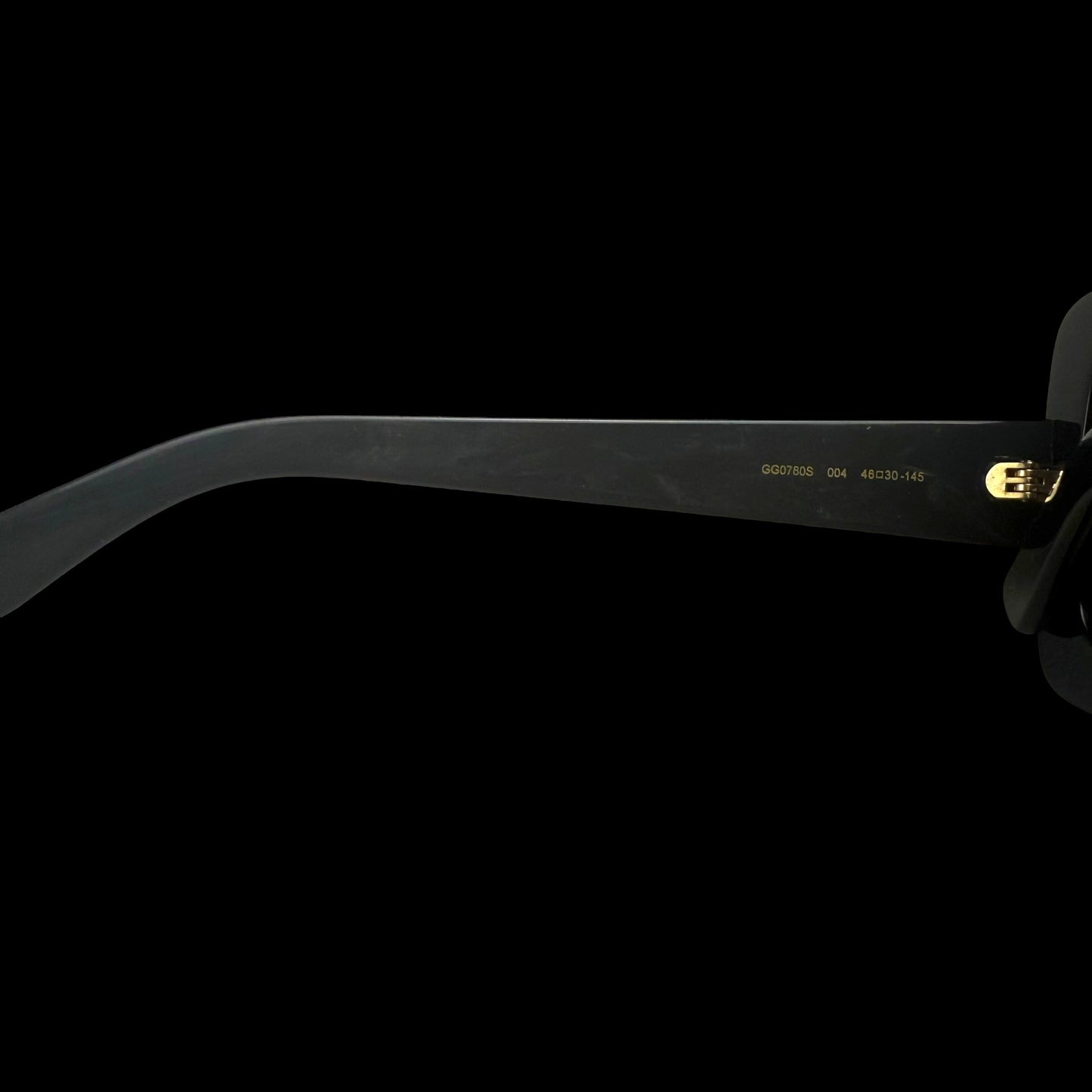 Gucci Oversized Square-Frame Sunglasses Black