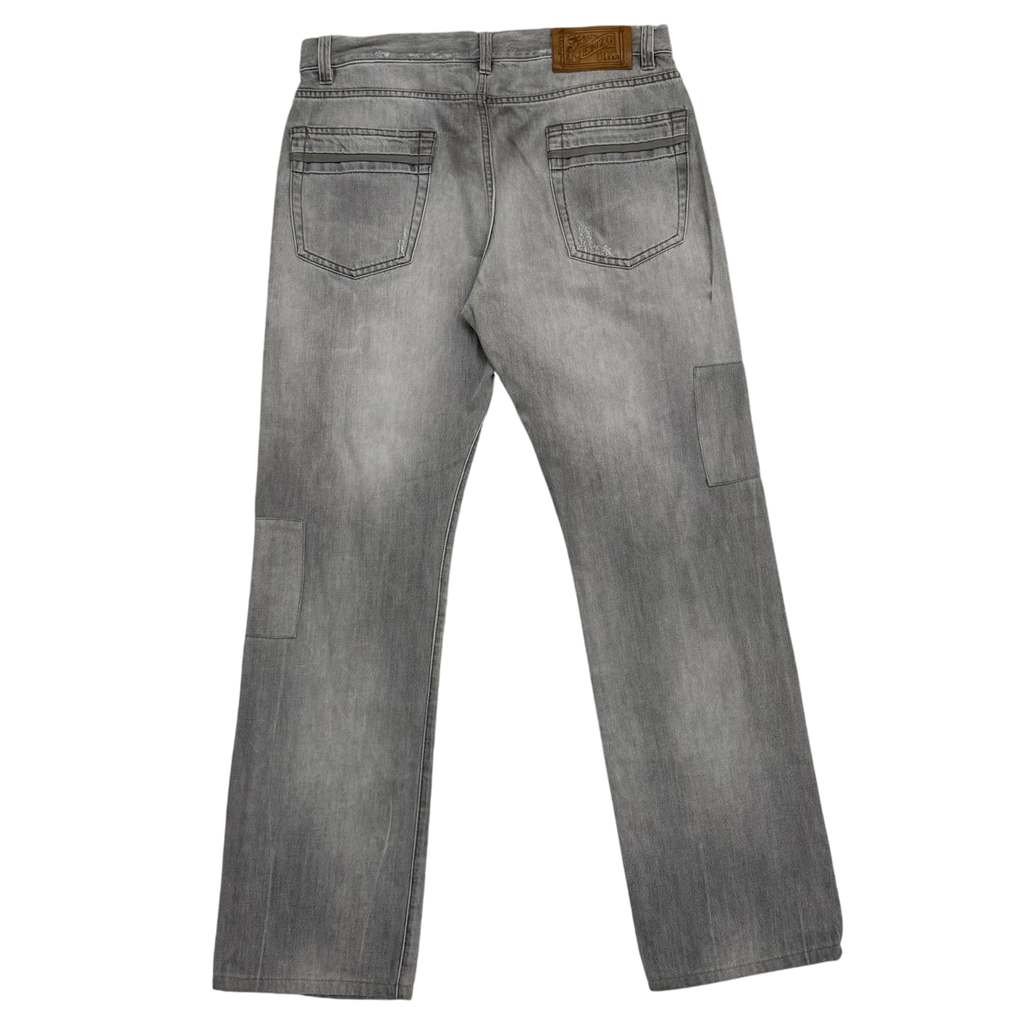 Kenzo Paris Easy Cut Patchwork Washed Jeans (Size 34”)