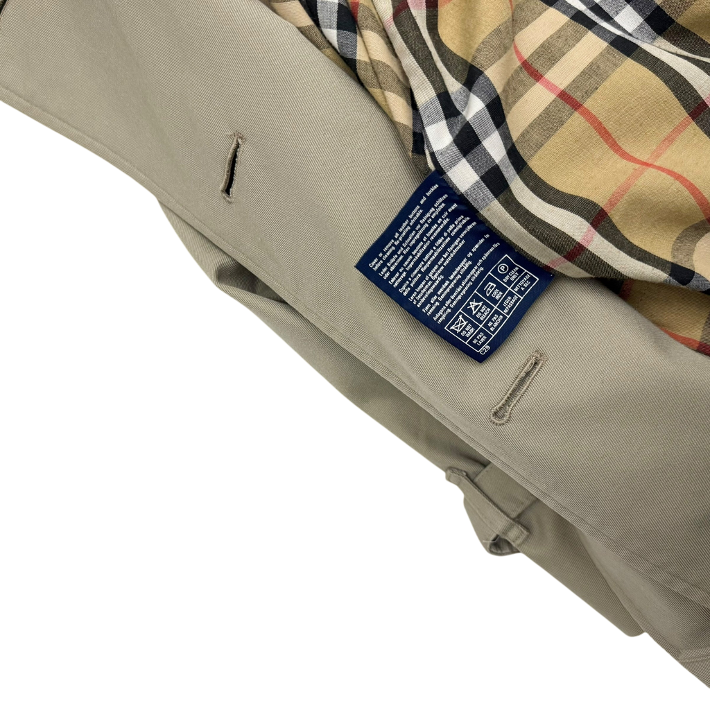 Burberry Vintage Trench Coat Beige ( Fits L-XL)
