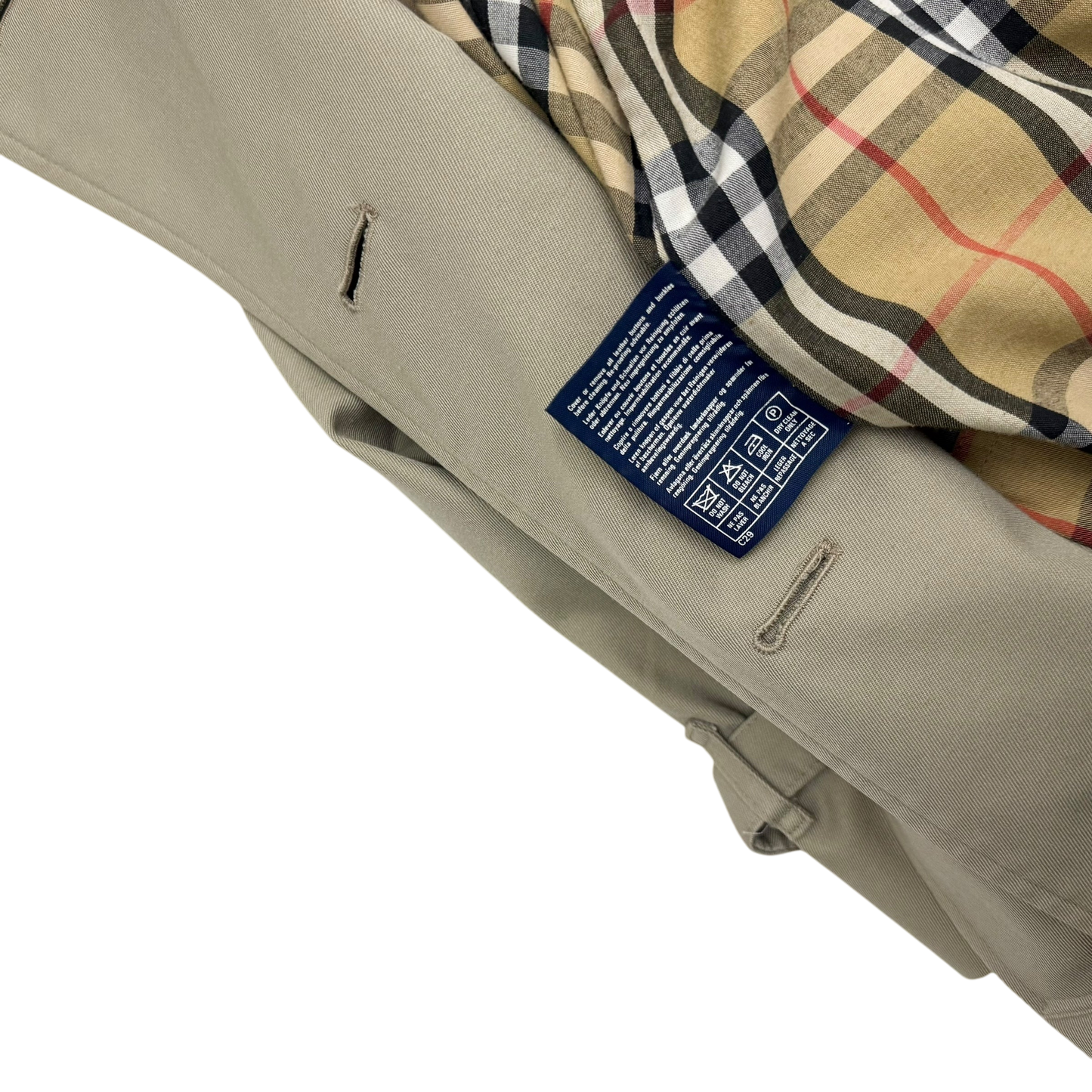 Burberry Vintage Trench Coat Beige (Fits L-XL)