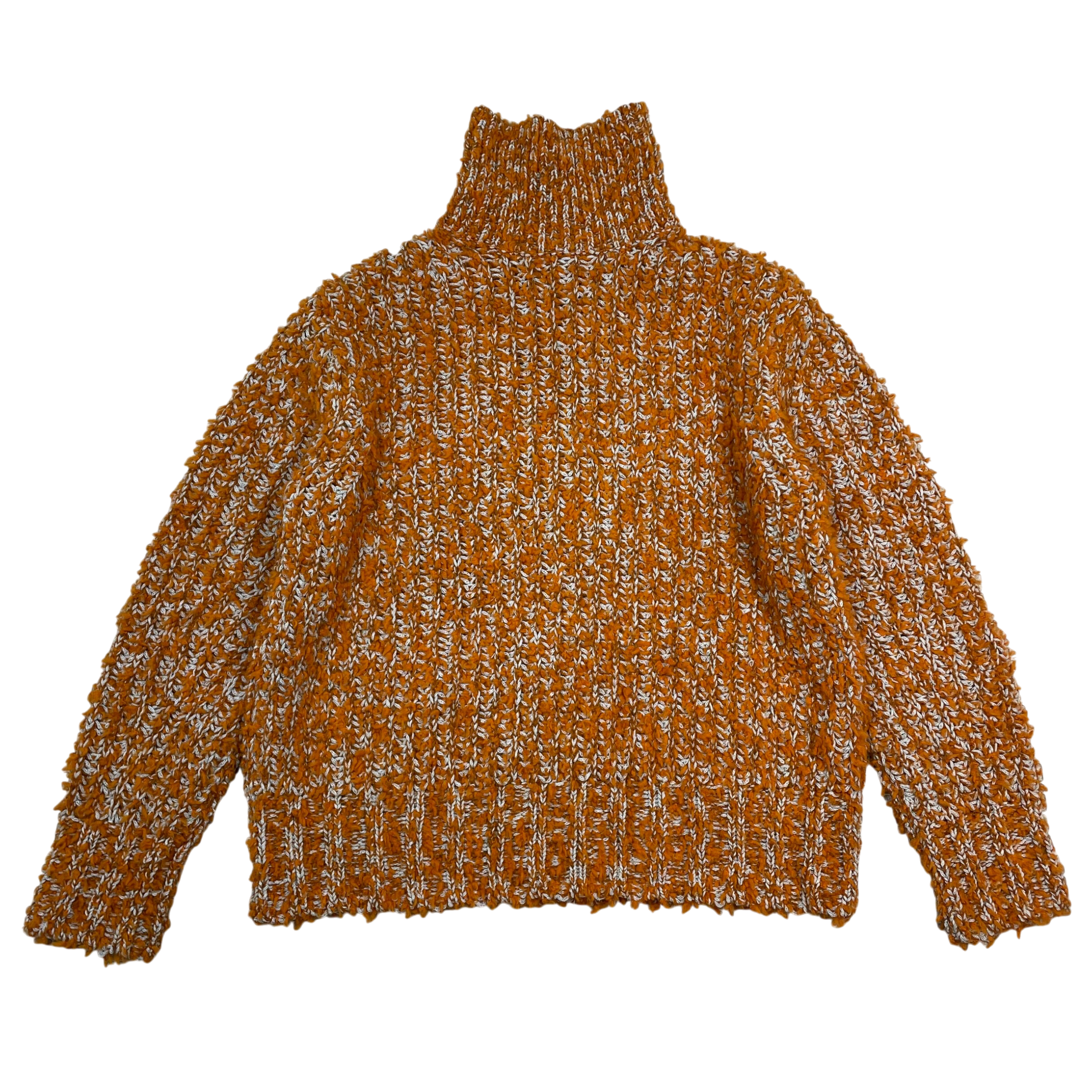 Acne Studios Tufted Boucle Knit Sweatshirt Orange (Fits M-L)