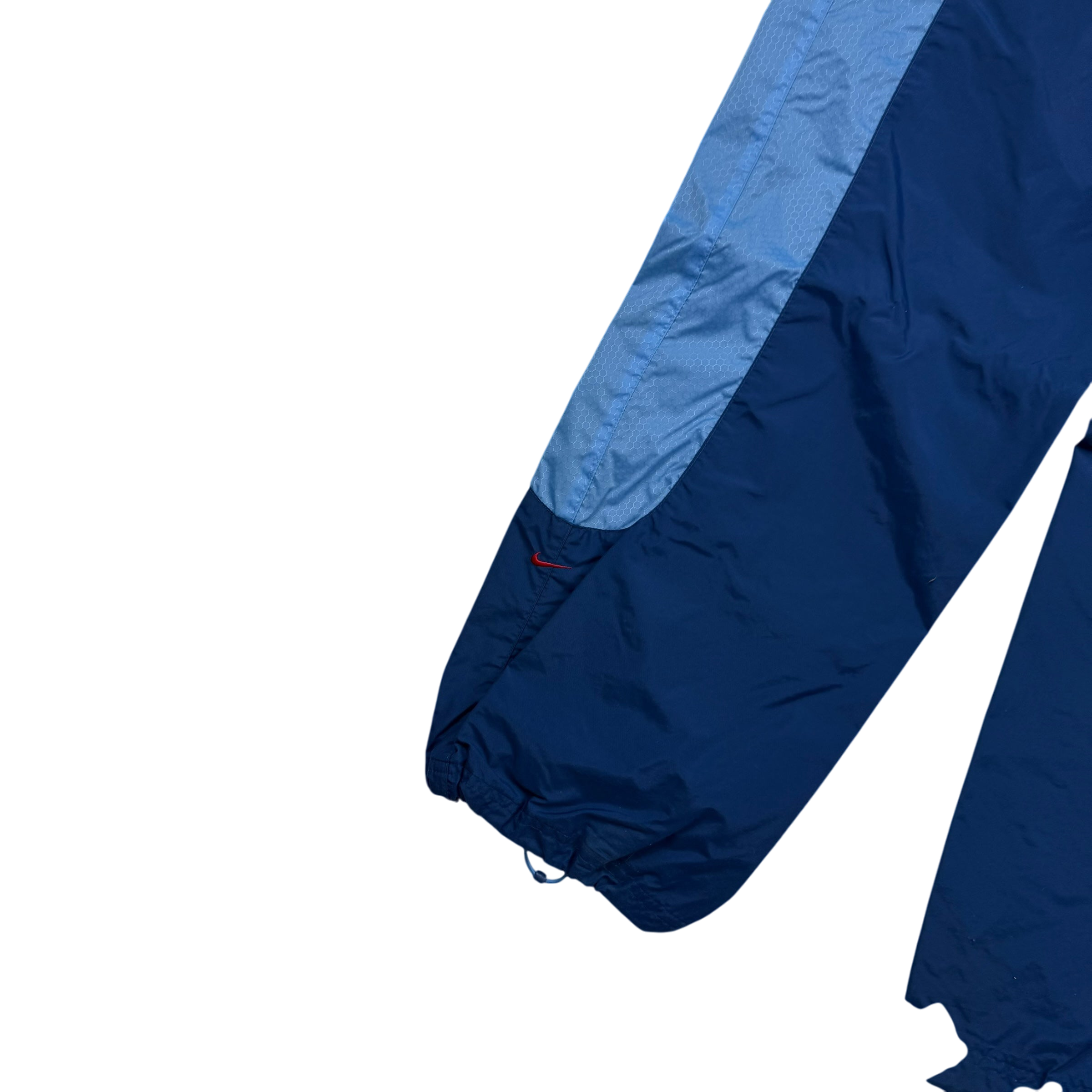 Nike 00s Hex Logo Track Pants Blue (part of set) (Fits S-M)
