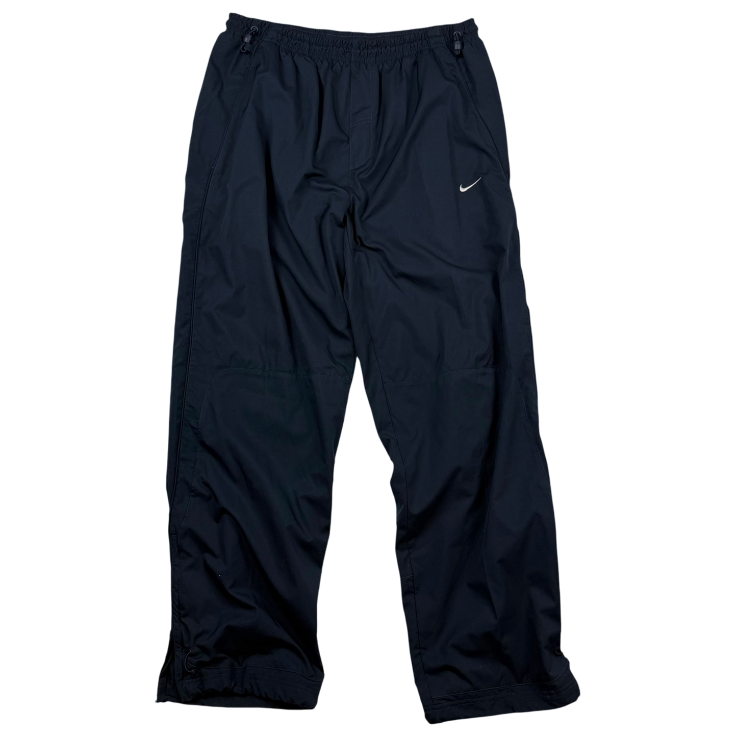 Nike 00s Embroidered Logo Navy Track Pants (part of set) (Size L)