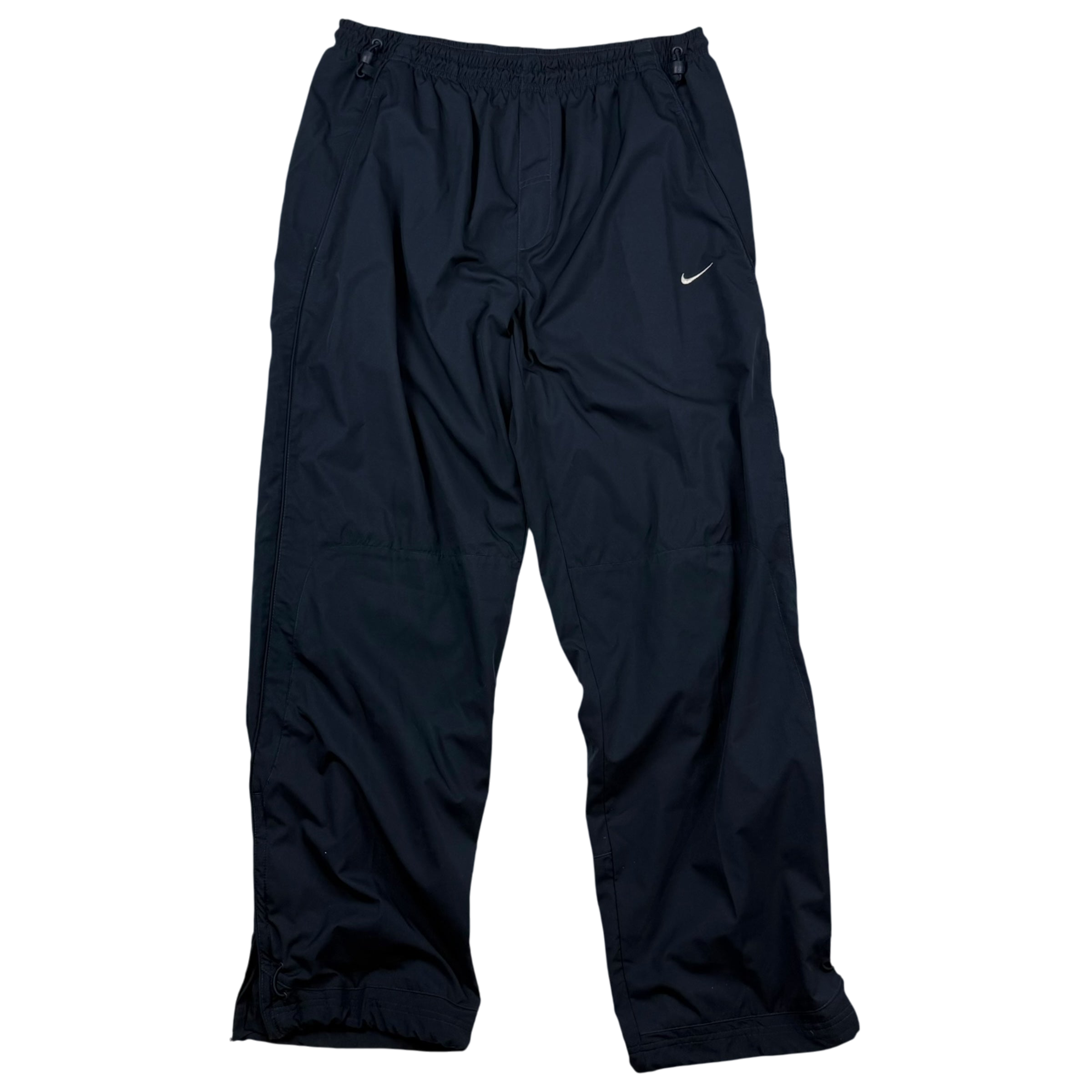 Nike 00s Embroidered Logo Navy Track Pants (part of set) (Size L)
