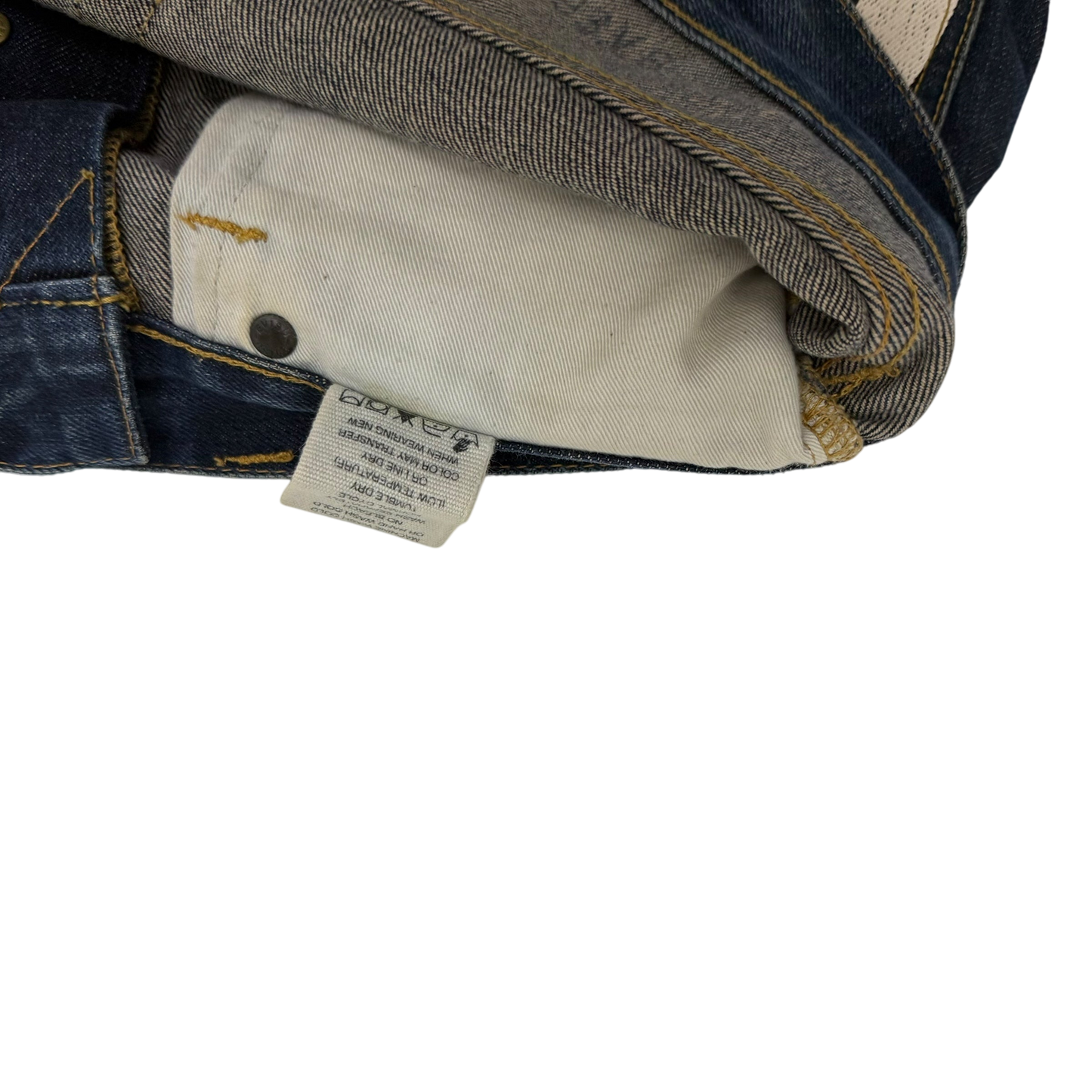 Evisu White Seagull Print Jeans (Size 32")