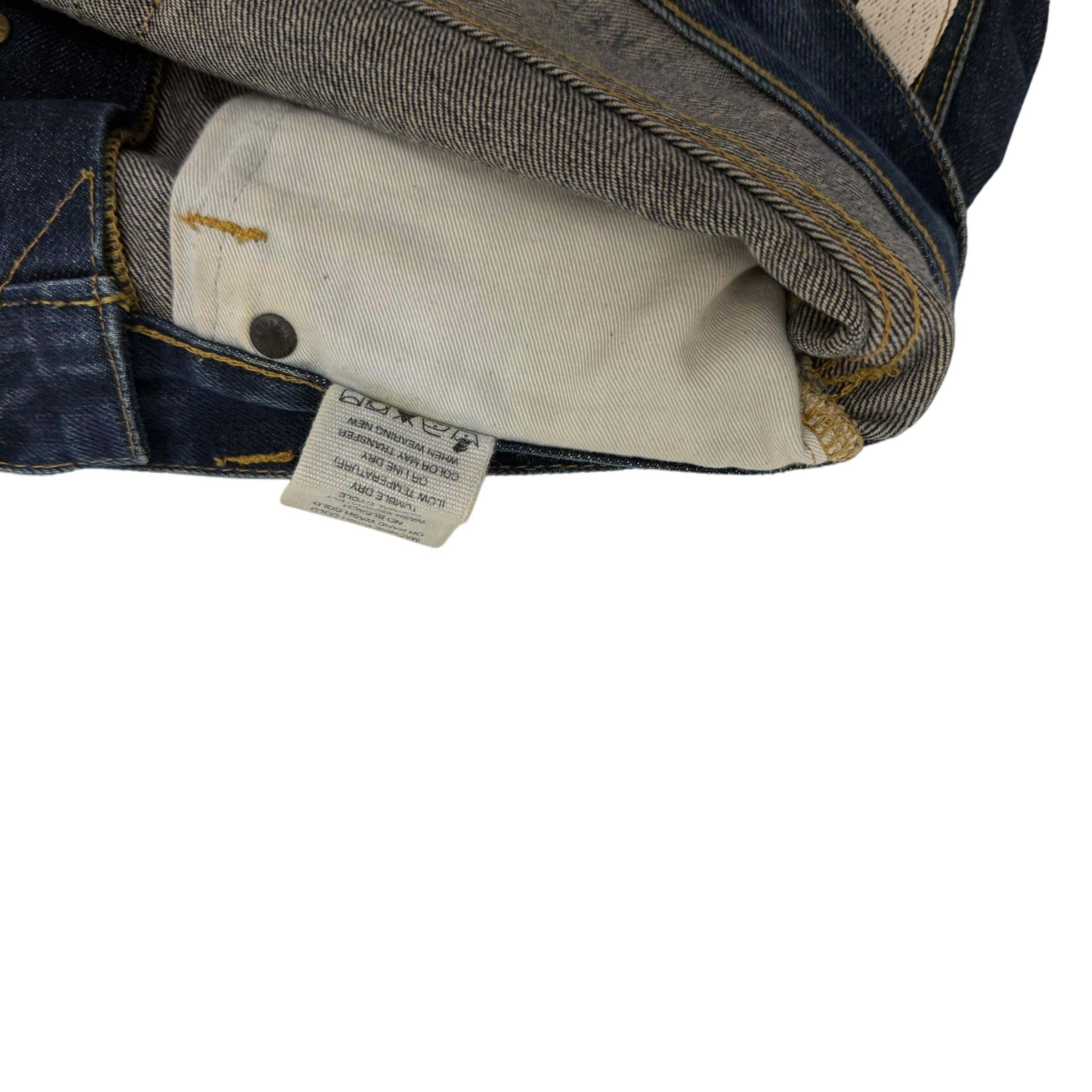 Evisu White Seagull Print Jeans (Size 32")