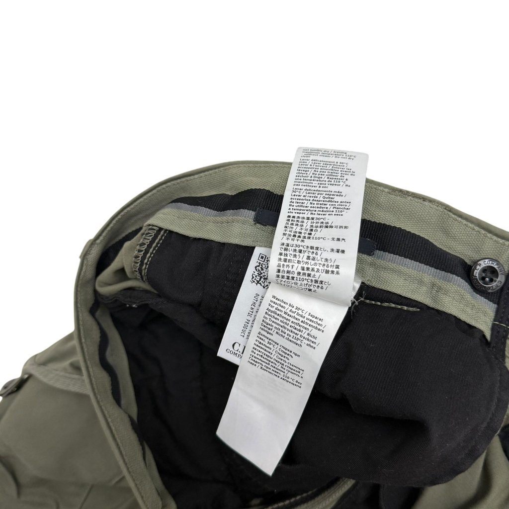 C.P. Company Loose Fit Cargo Trousers Olive Green (Size XL)
