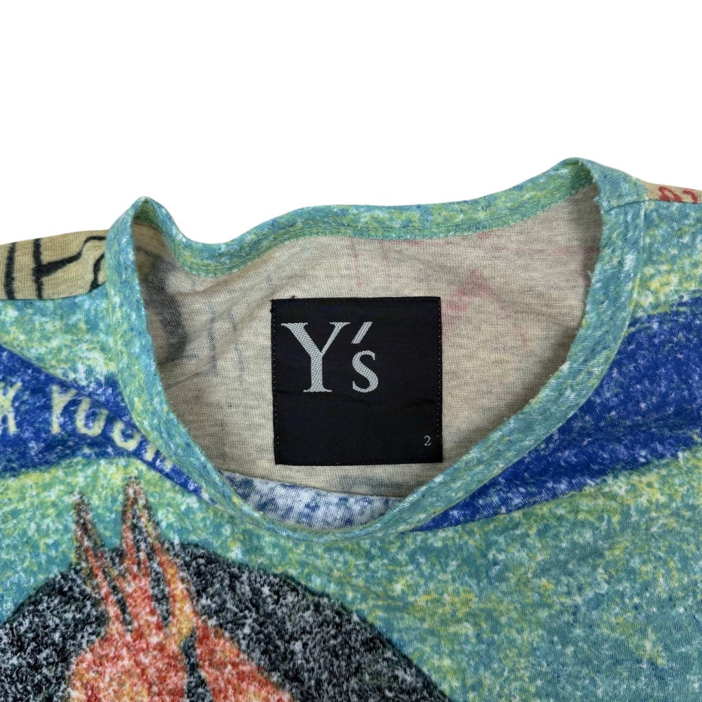 Yohji Yamamoto Y’s Dog Printed T-Shirt (Fits S-M Womens)