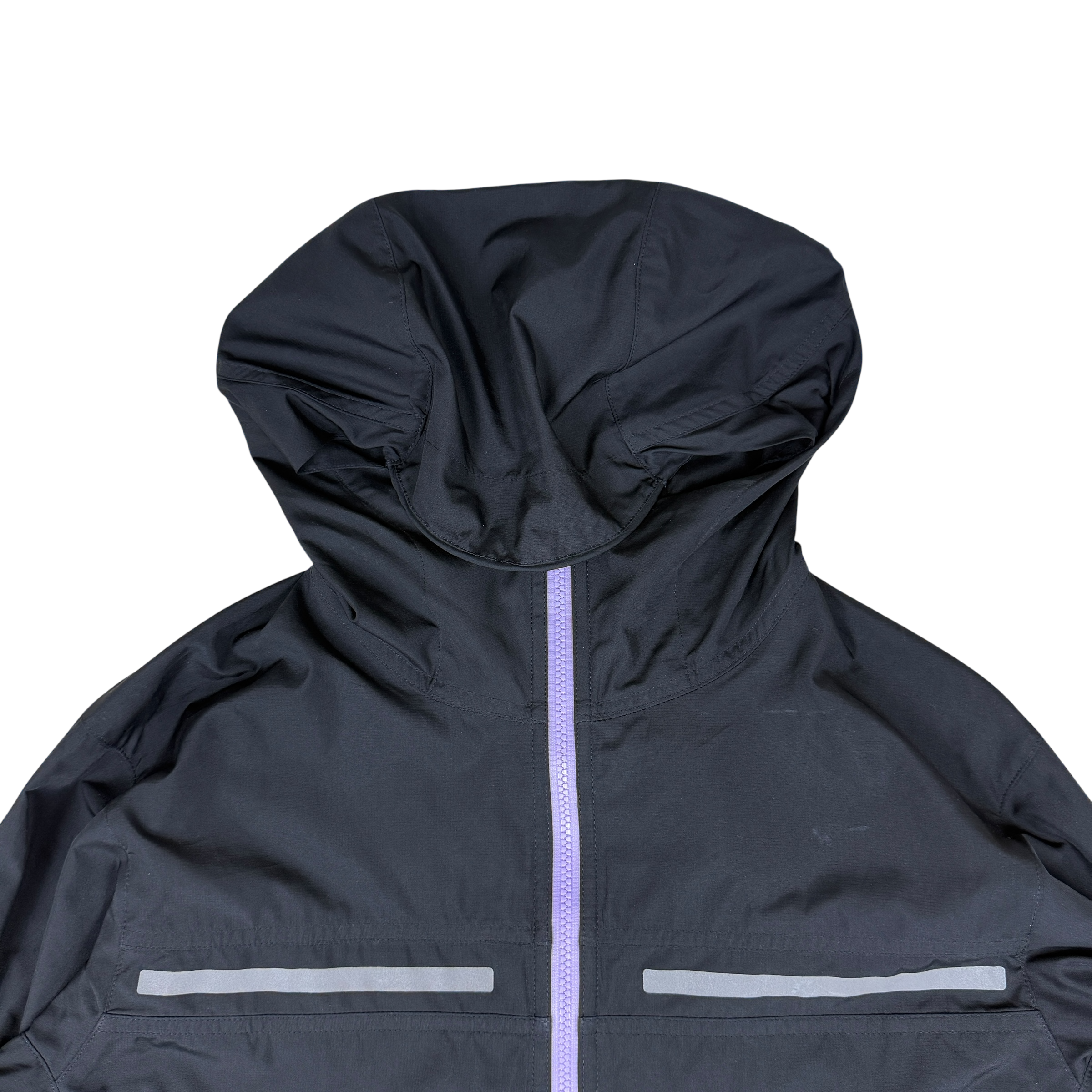 Kiko Kostadinov x ASICS Woven Anorak Jacket Black/Purple (Size M)