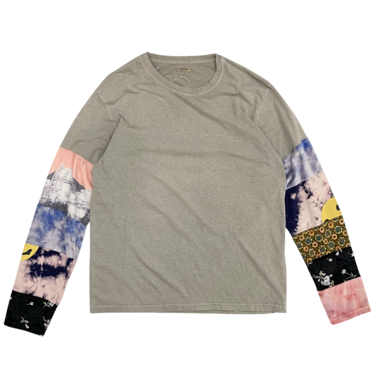 Kapital Tianzhu Hippie Ron Long-Sleeve T-Shirt Grey