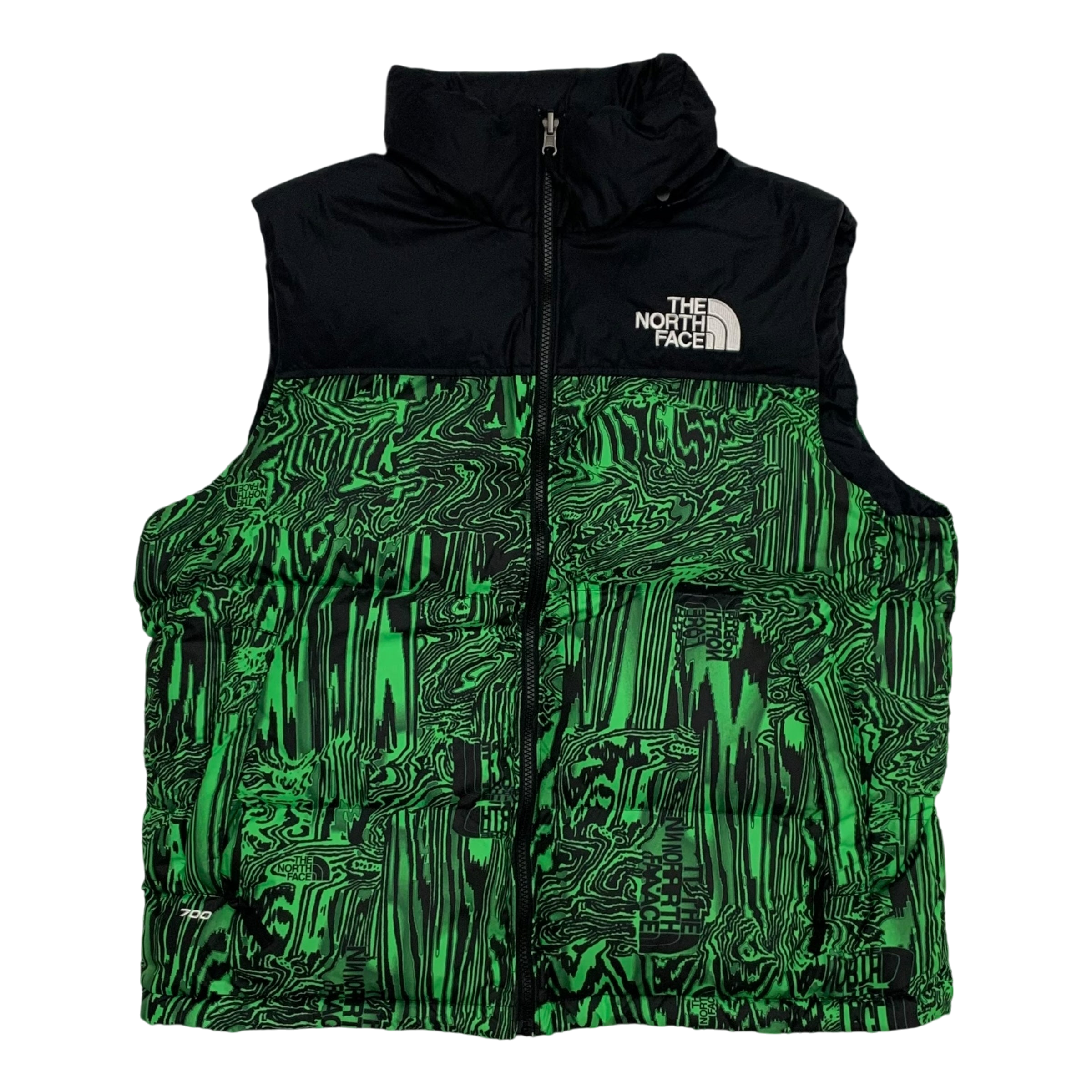 The North Face 1996 Retro Nuptse 700 Down Puffer Vest Digital Green/Black (Size L)