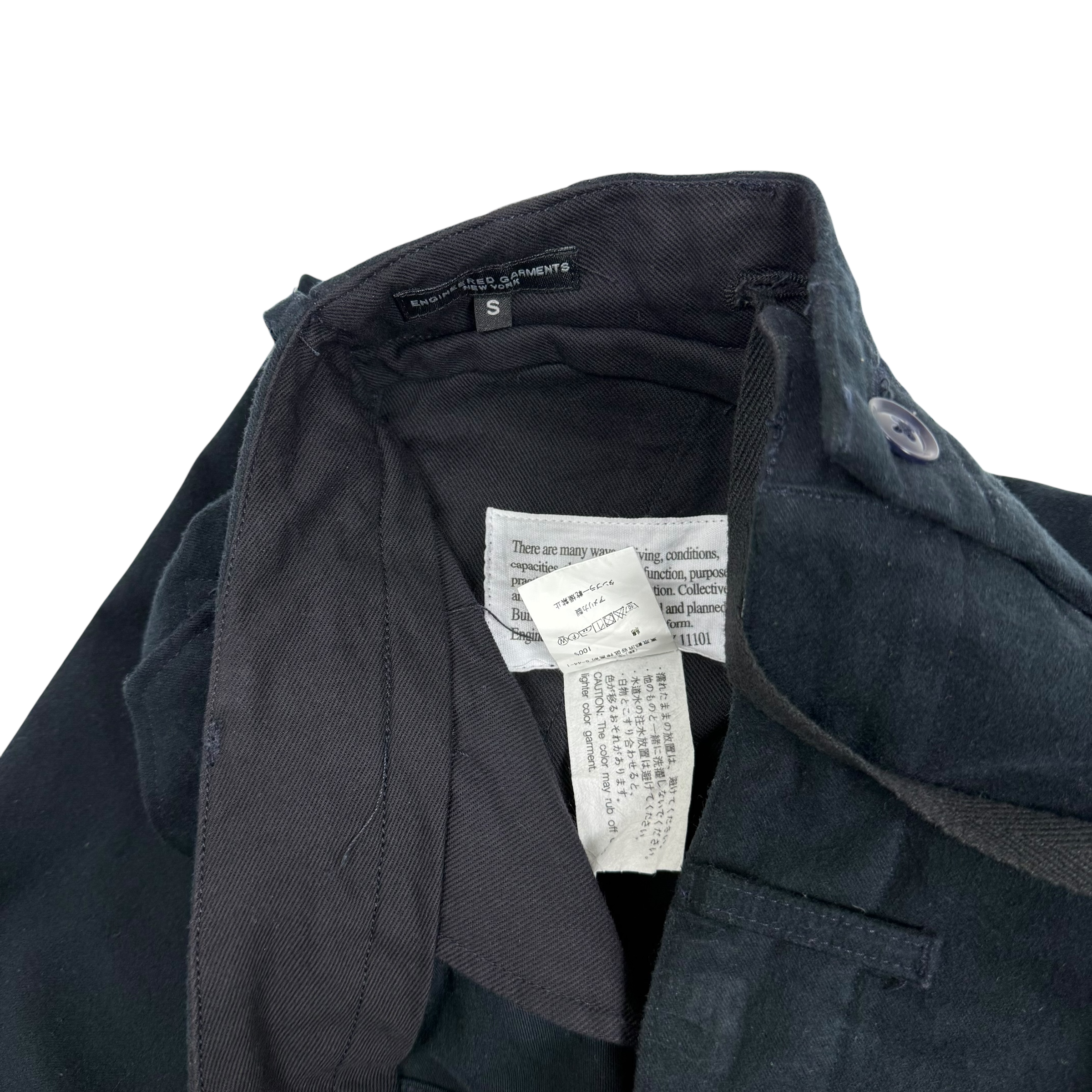 Engineered Garments Moleskin Multipocket Flight Pants Navy (Size S)