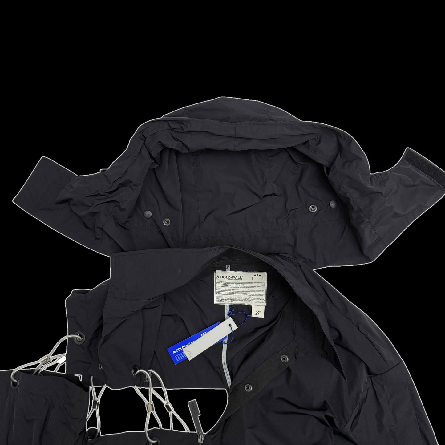 A-COLD-WALL* (ACW) Asymmetrical Nylon Chain Turncoat (Fits S-XL)