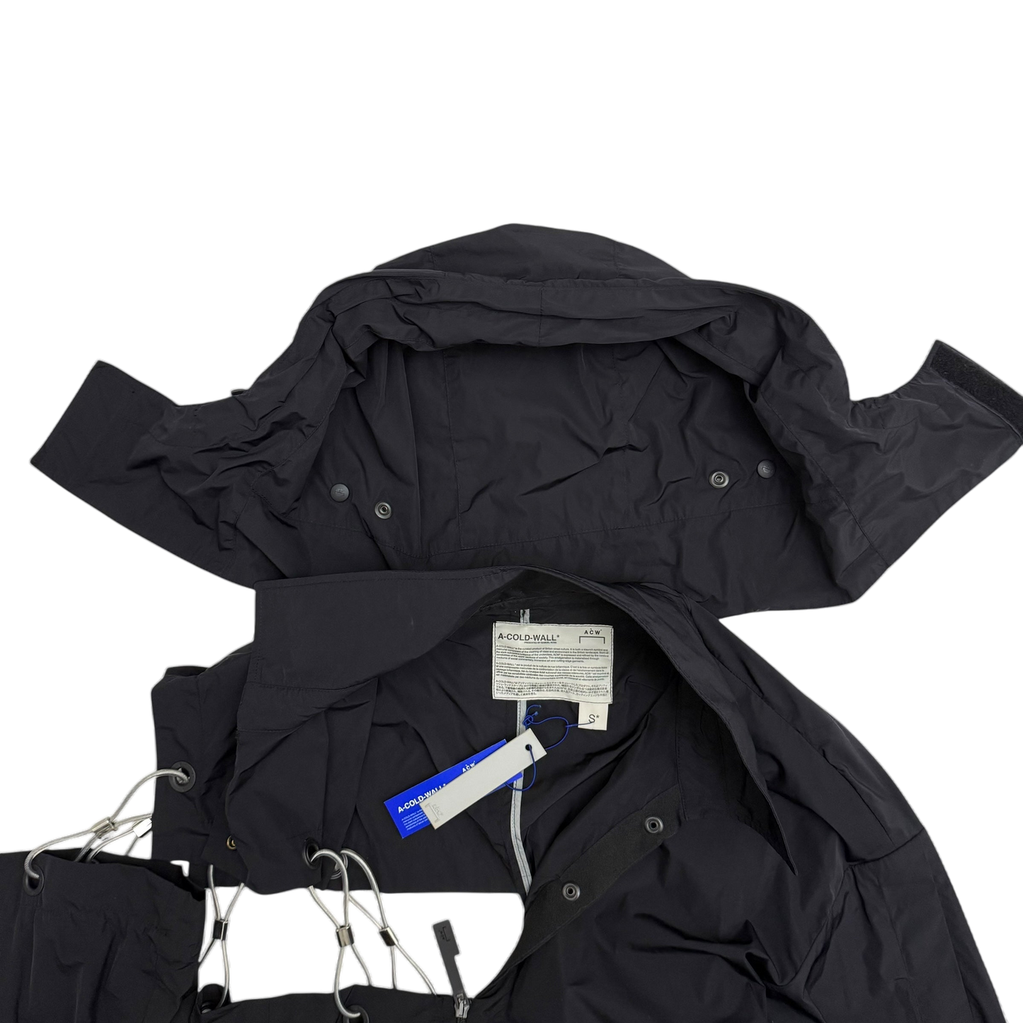 A-COLD-WALL* (ACW) Asymmetrical Nylon Chain Turncoat (Fits S-XL)