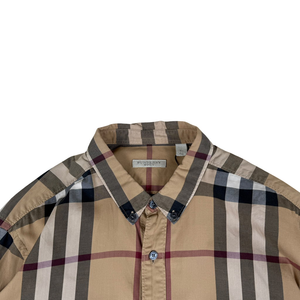 Burberry Nova Check Button-Up Shirt (Size XL)
