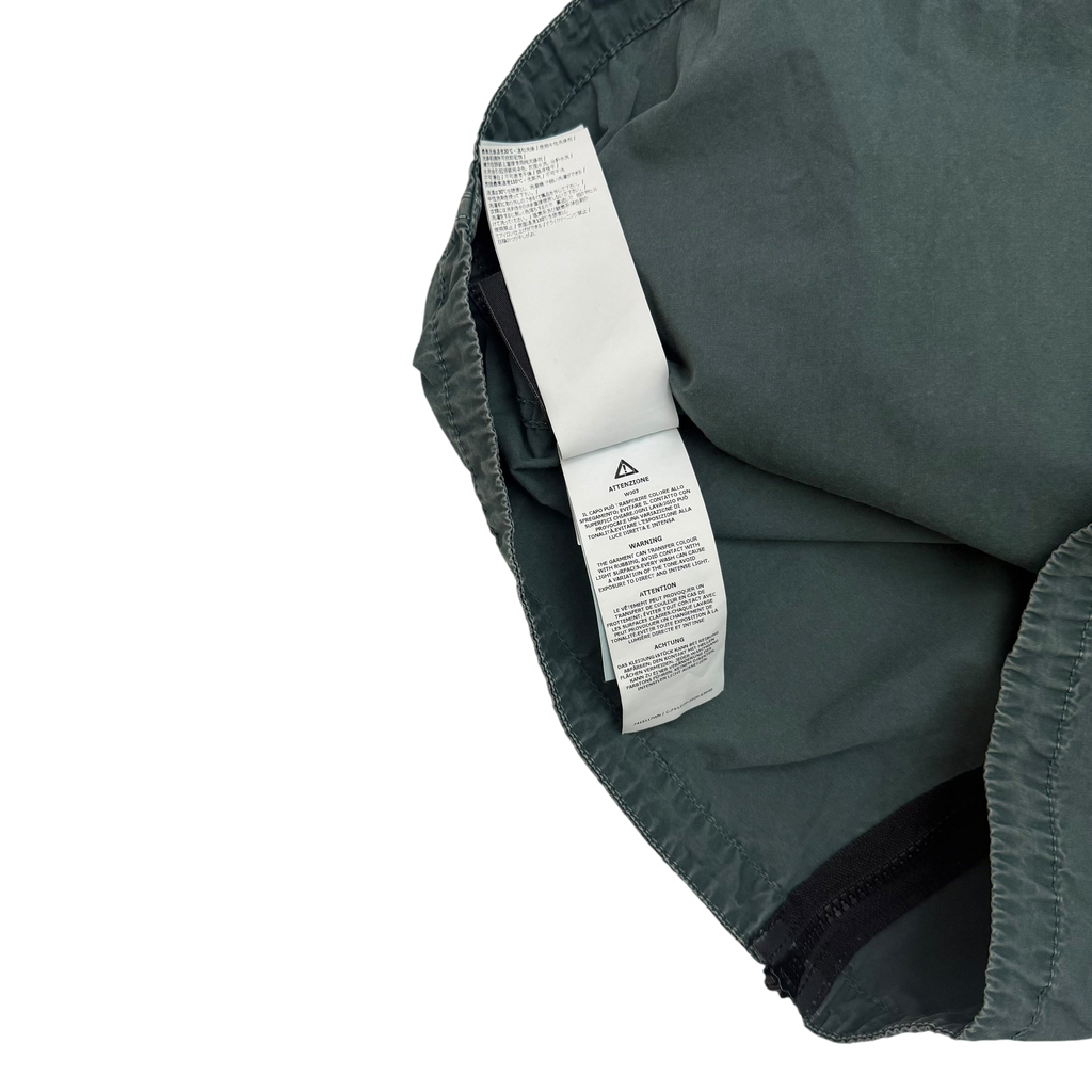 Stone Island Zip Up Overshirt Jacket Petrol Green (Size XL)