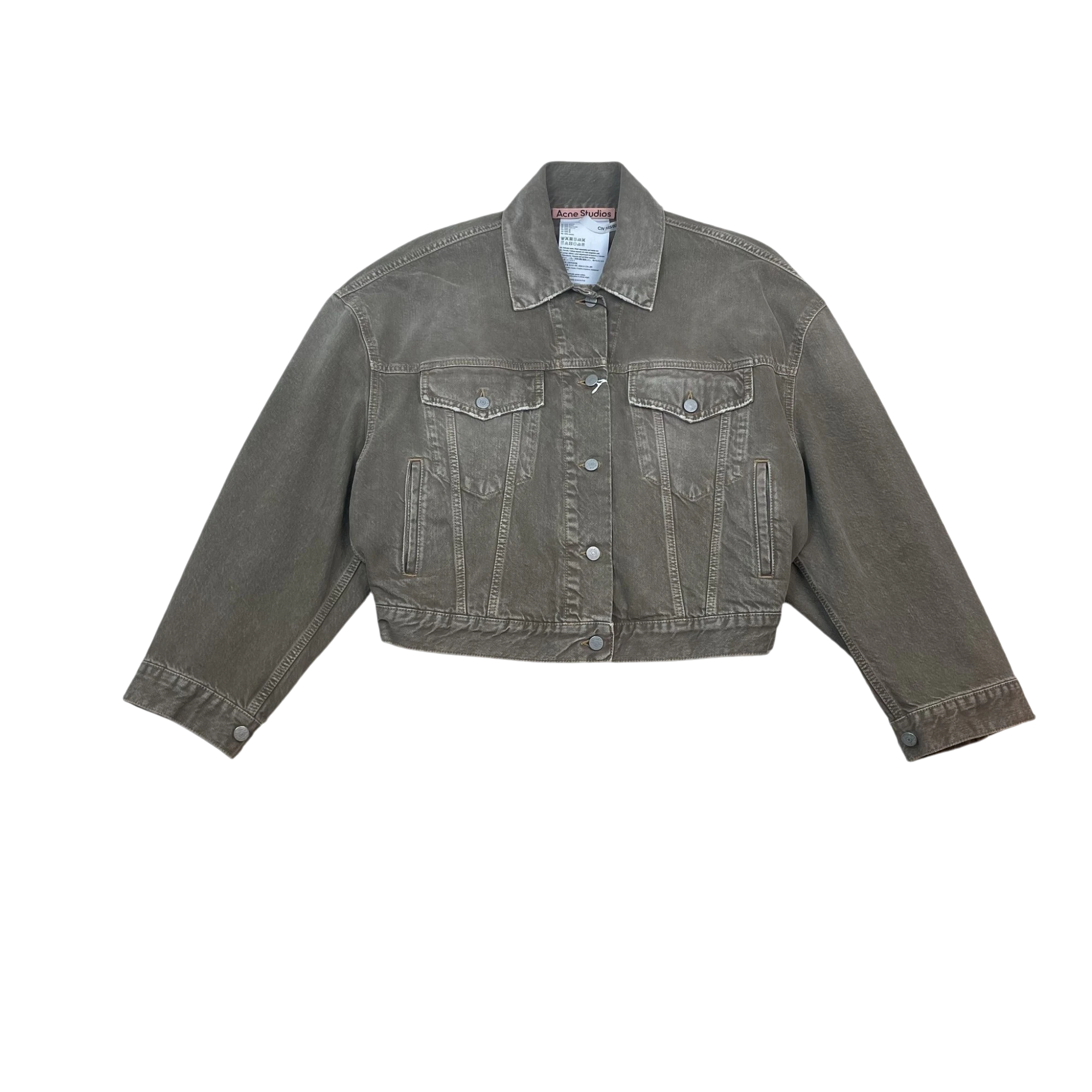 Acne Studios Oversized Denim Jacket Beige (Size EU34)