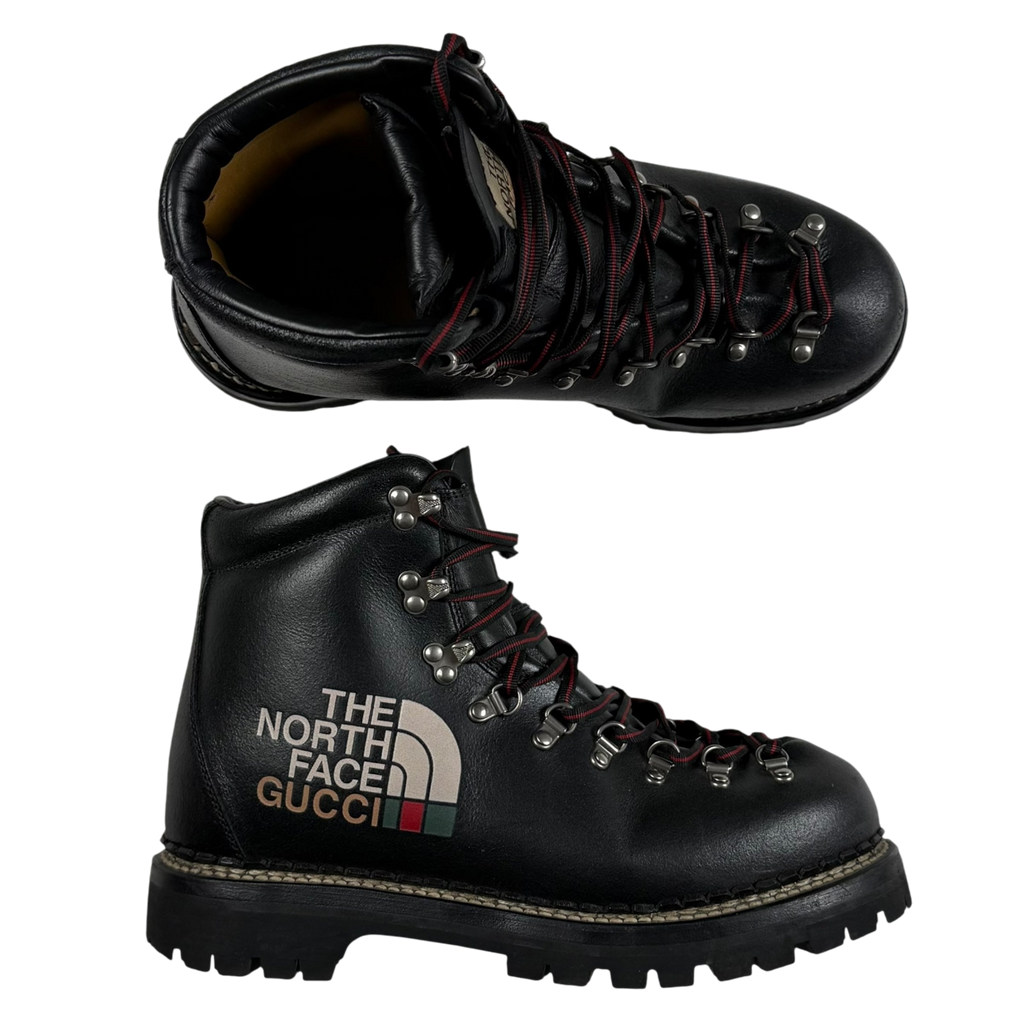 Gucci x The North Face Leather Hiking Boots Black(fits US10.5-11)