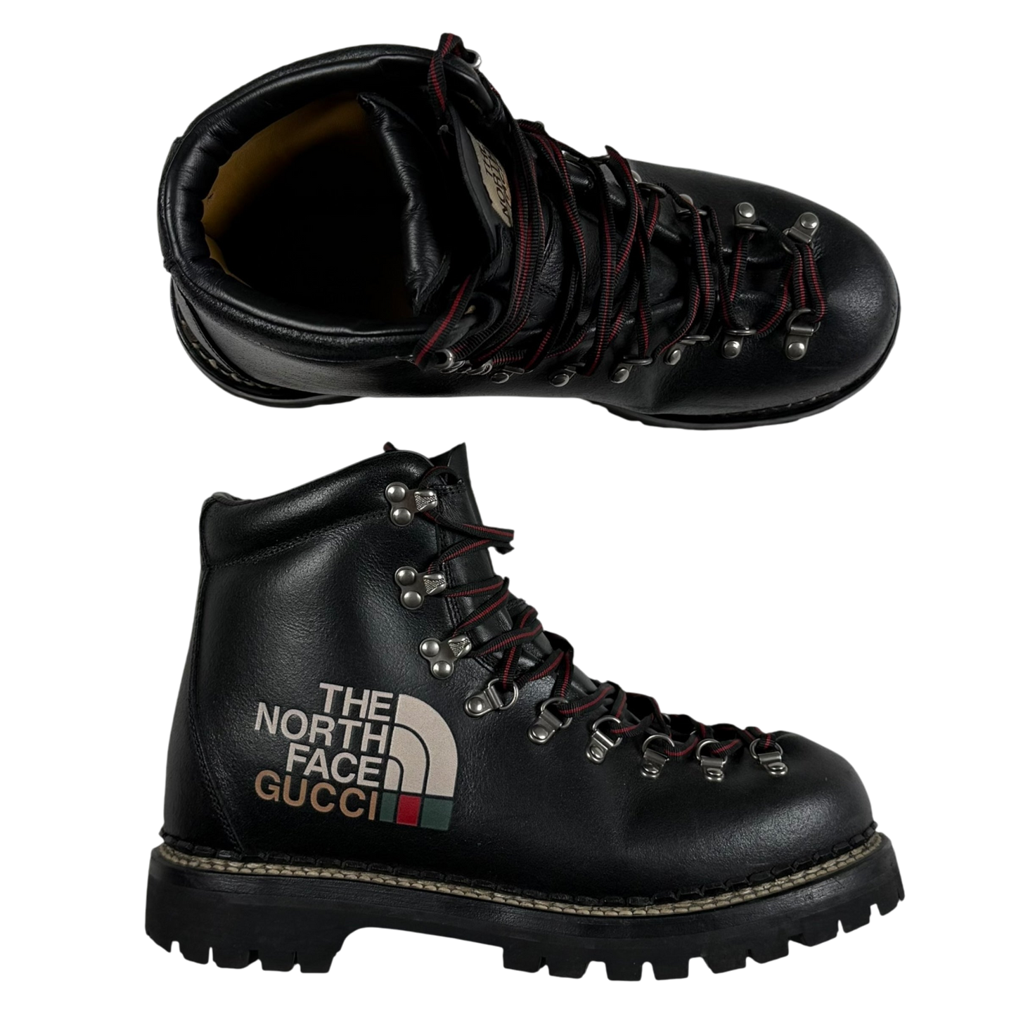 Gucci x The North Face Leather Hiking Boots Black(fits US10.5-11)