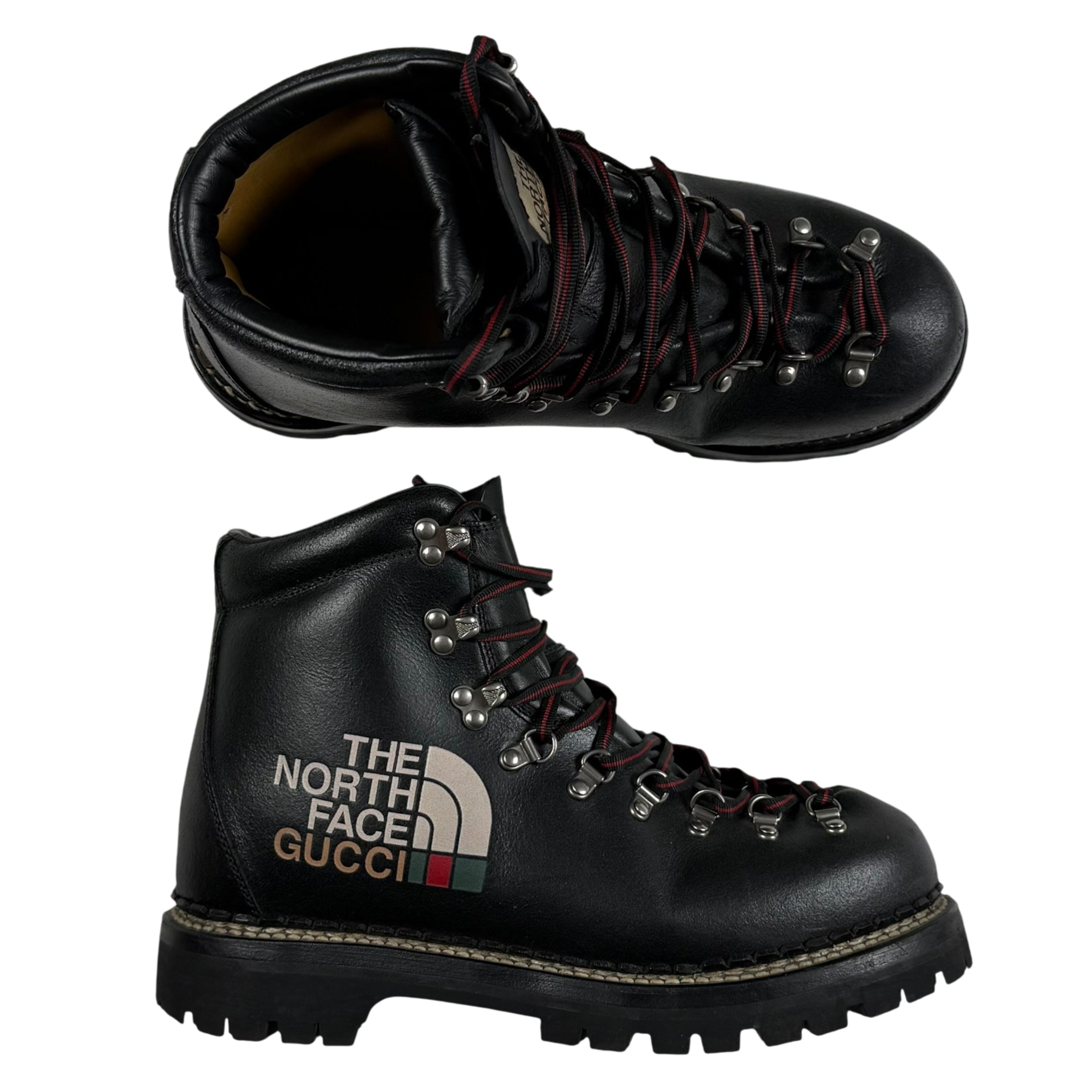 Gucci x The North Face Leather Hiking Boots Black(fits US10.5-11)