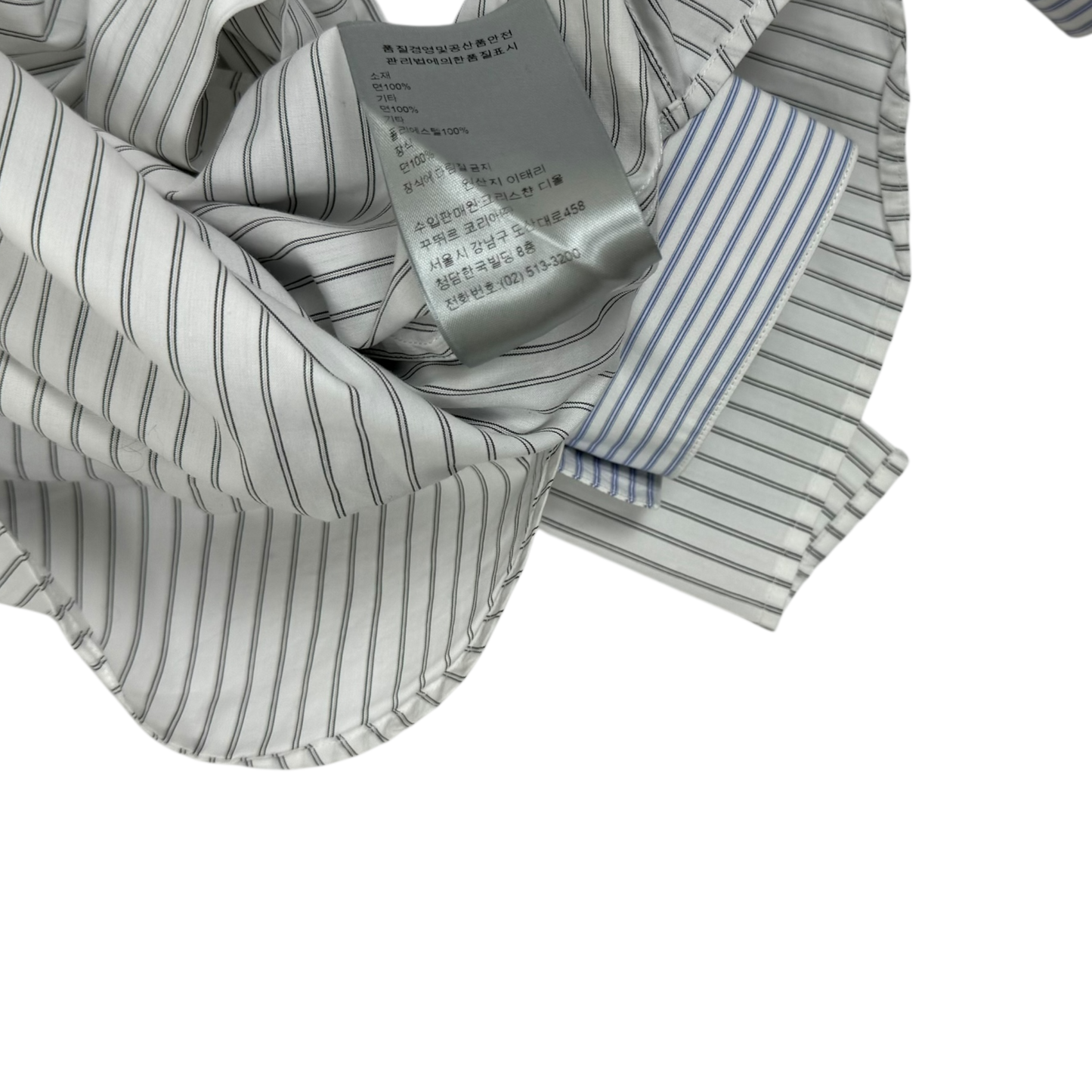 Dior Heart-Shaped Collage Striped LS Shirt (Fits L-XL)