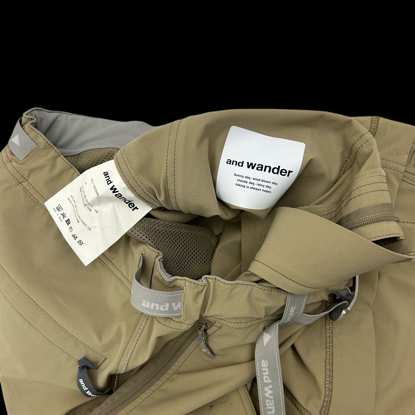 And Wander Trek 2 Pants Beige (Fits L)