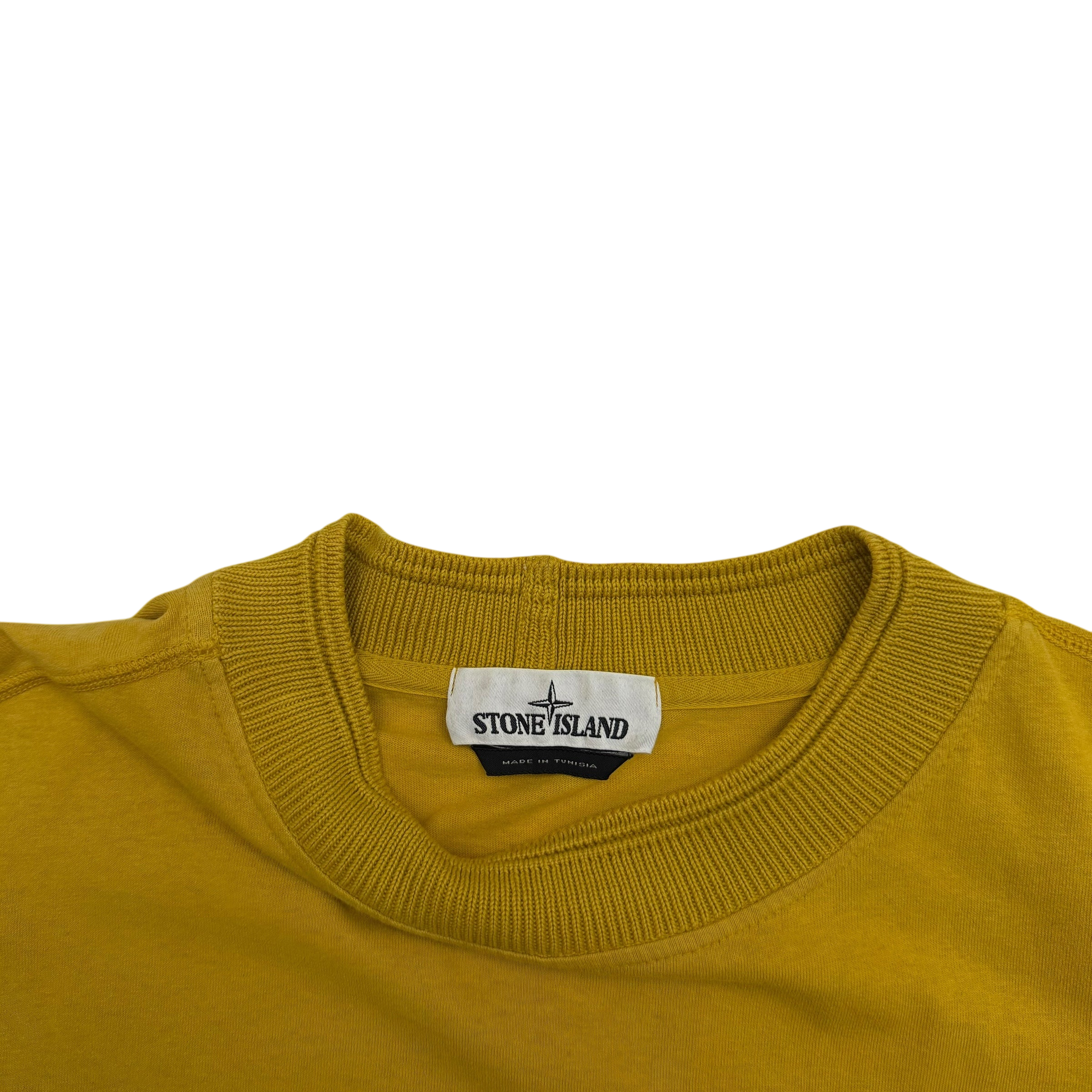 Stone Island 3M Reflective Short Sleeve T-Shirt Yellow (Size L)