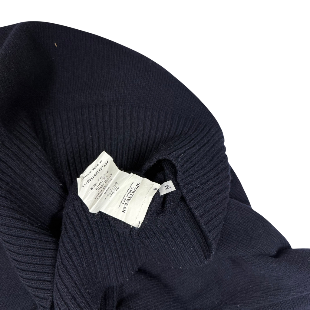 Stone Island AW10 Wool Blend Knit Sweatshirt Dark Navy (Size M)