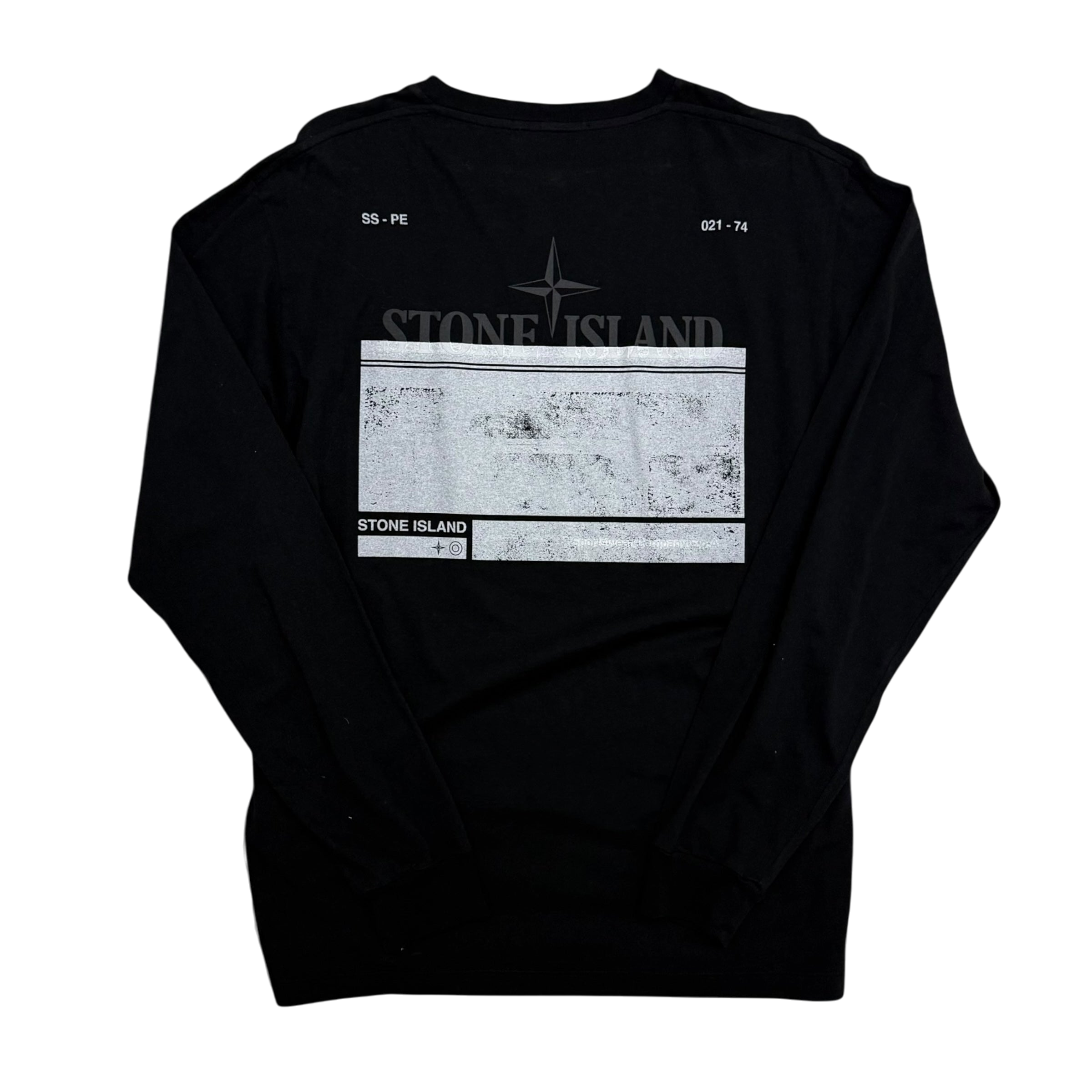 Stone Island Block Two Longsleeve T-Shirt (Fits L)