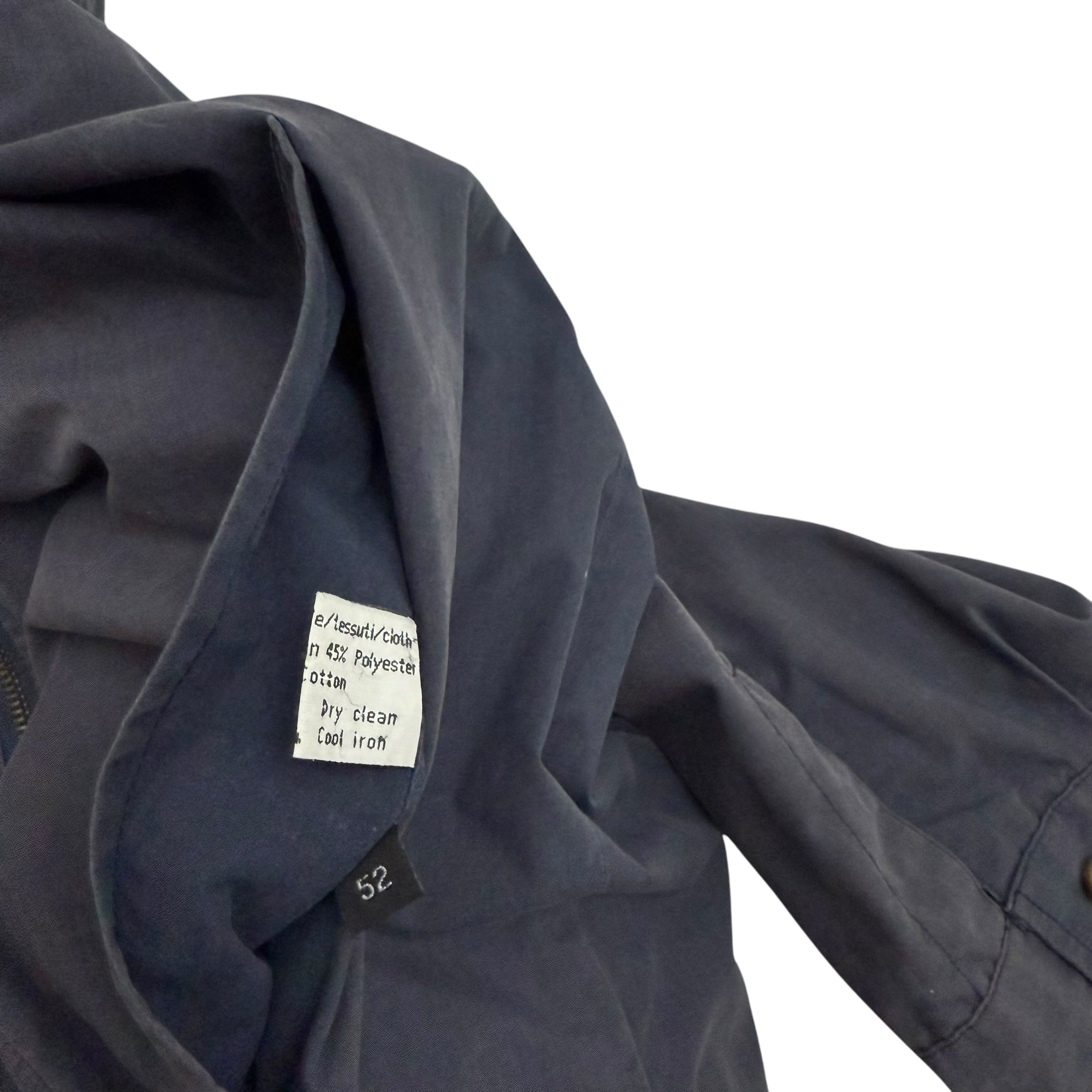 Burberry 90s Nova Check Reversible Harrington Jacket Navy (Fits M–L)