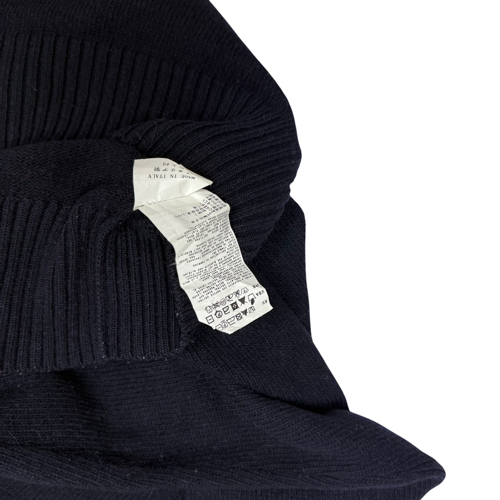 Stone Island AW10 Wool Blend Knit Sweatshirt Dark Navy (Size M)