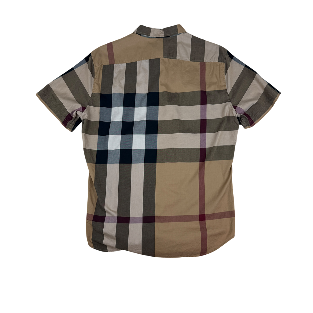 Burberry Nova Check Short Sleeve Shirt (Size L)