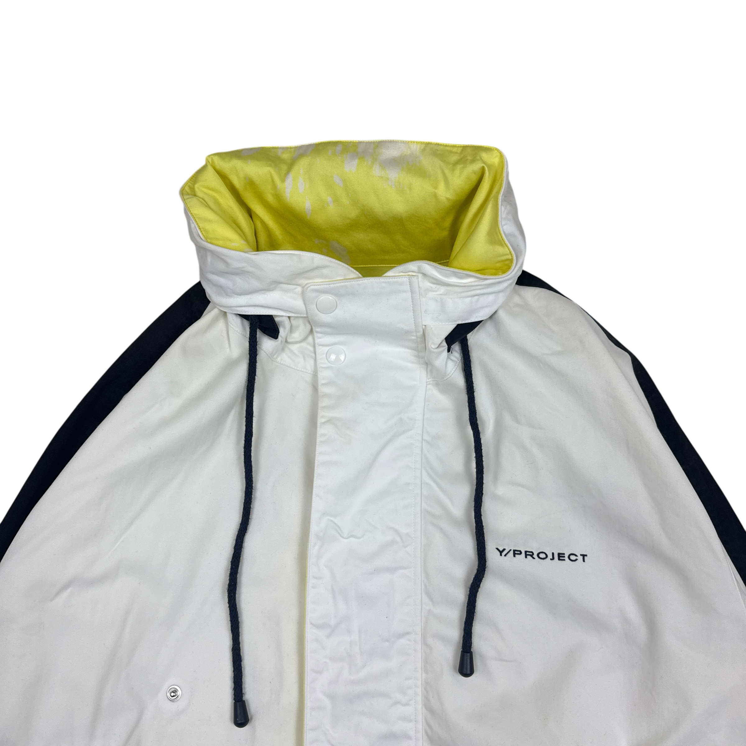 Y/Project SS21 Oversized Pull Lining Windbreaker White (Fits L-XL)