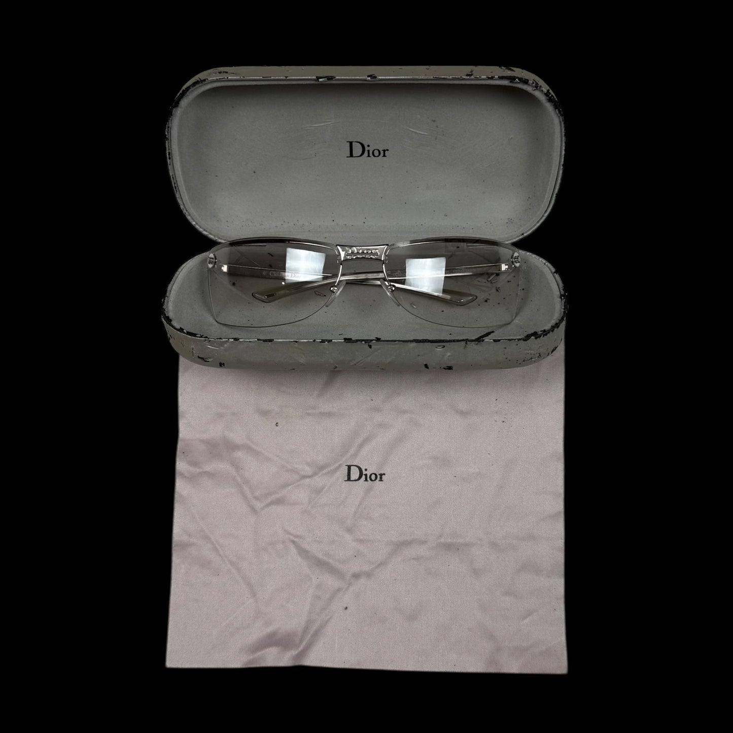 Christian Dior ‘Adiorable’ Light Lens Rimless Sunglasses