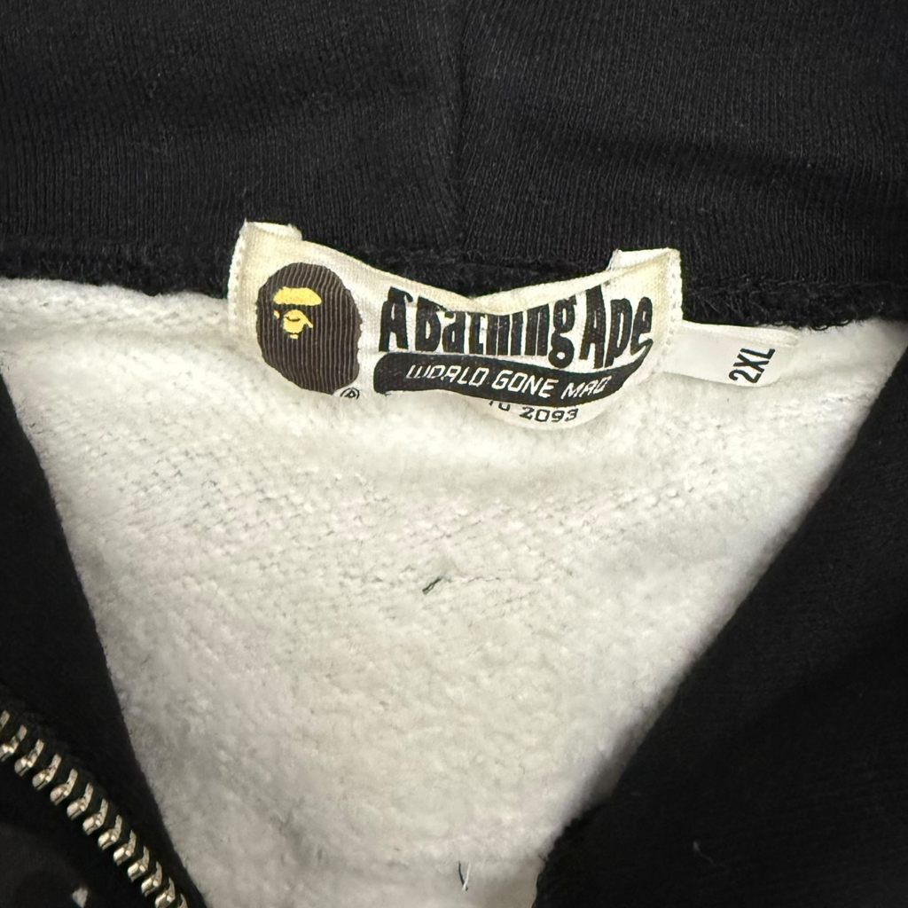 BAPE (A Bathing Ape) Space Camo Shark Hoodie Black/Grey (Fits XL)