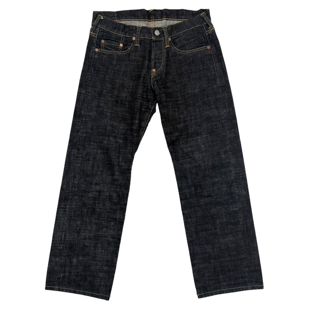 Evisu Yellow Print Daicock Jeans (Size 30”)