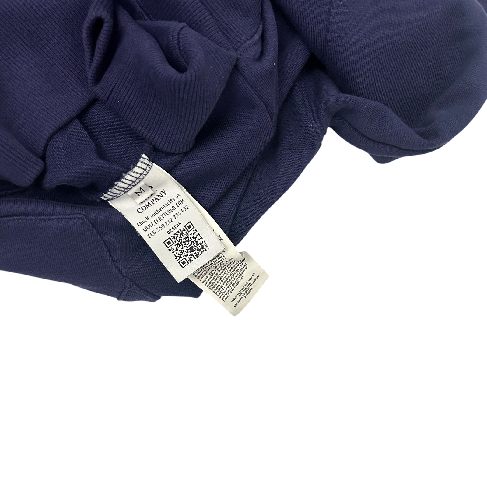 C.P. Company Arms Lens Hoodie Navy (Fits L)